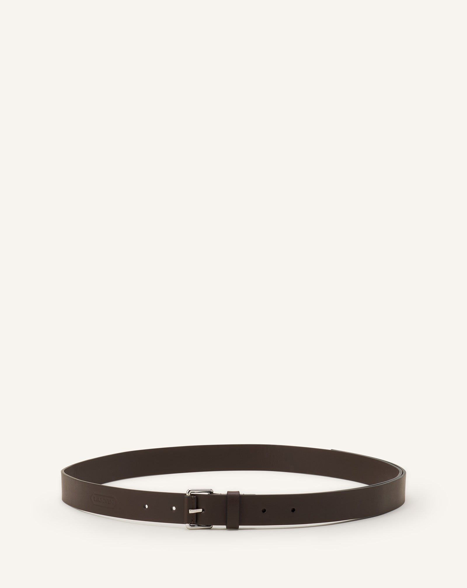 BROWN COMPAGNON LEATHER BELT