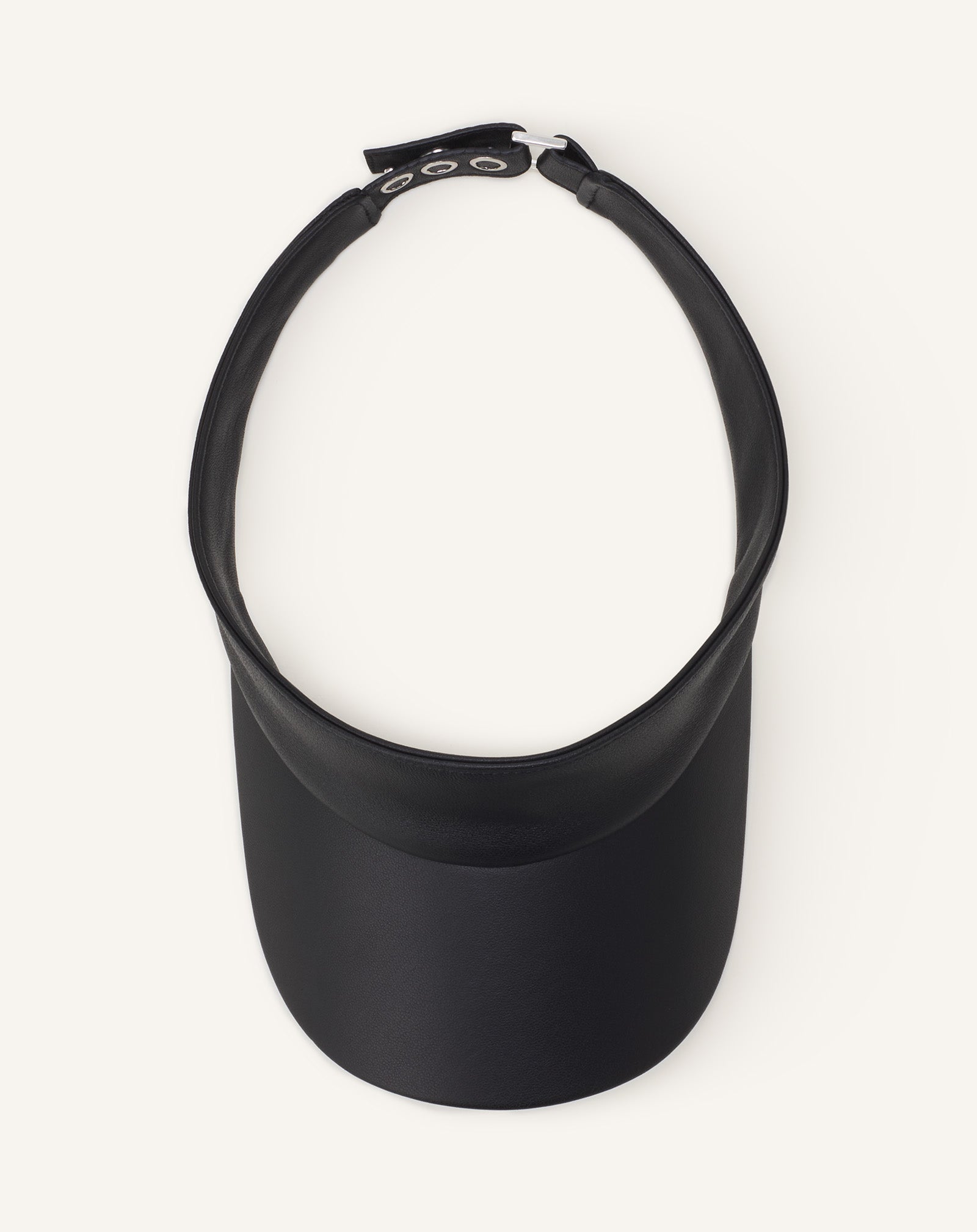 LANVIN LEATHER VISOR