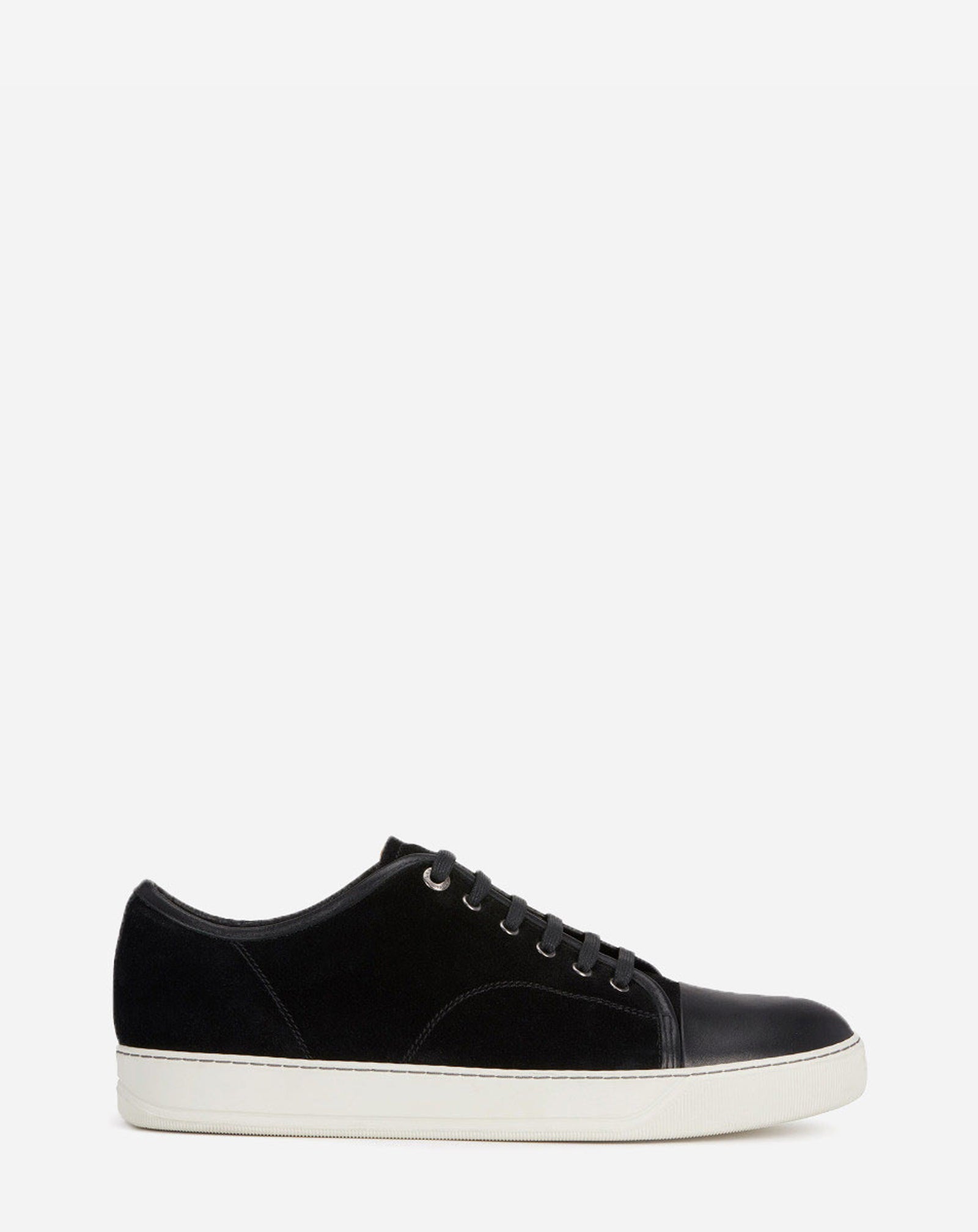 BLACK DBB1 LEATHER AND SUEDE SNEAKERS