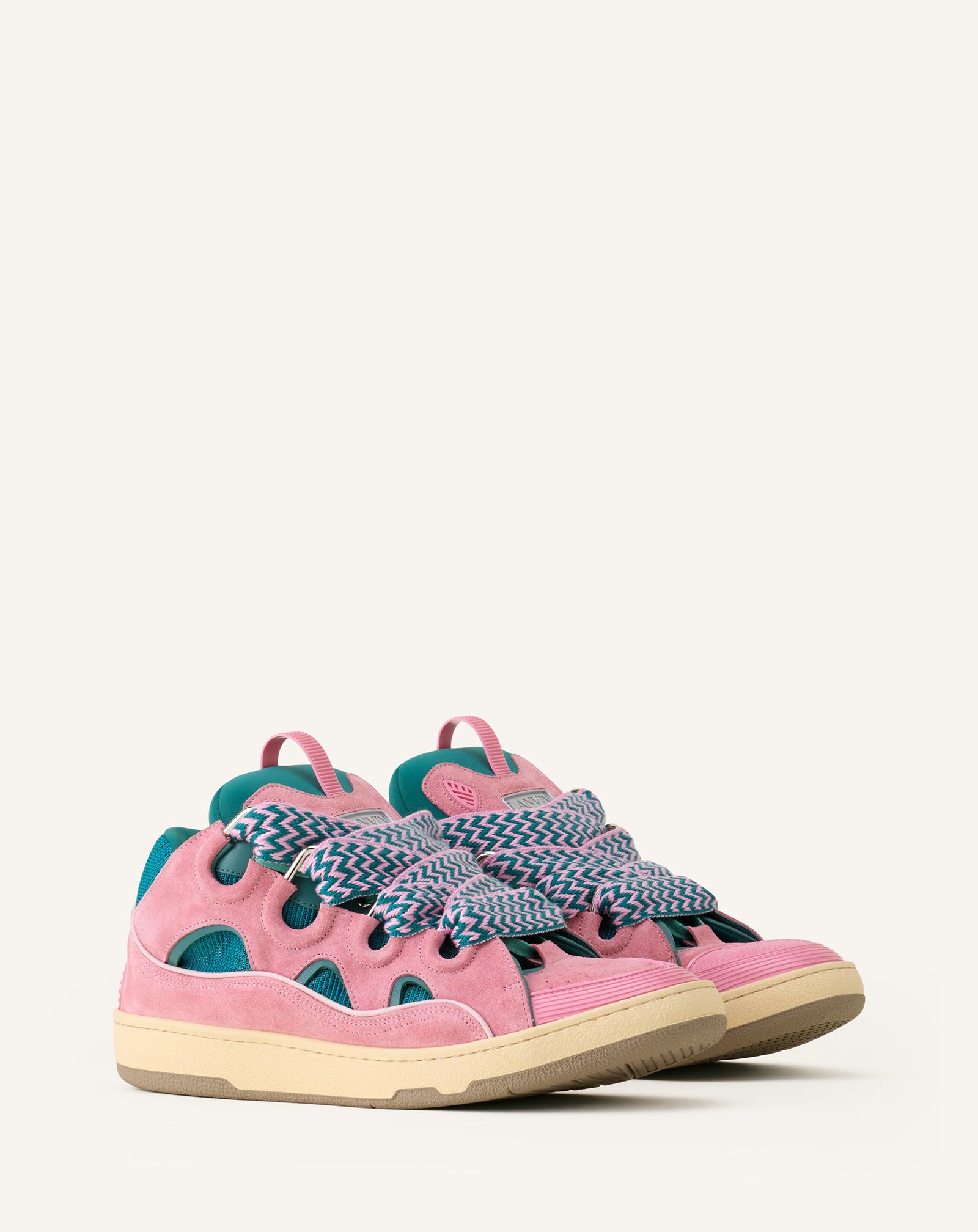 CURB LEATHER SNEAKERS