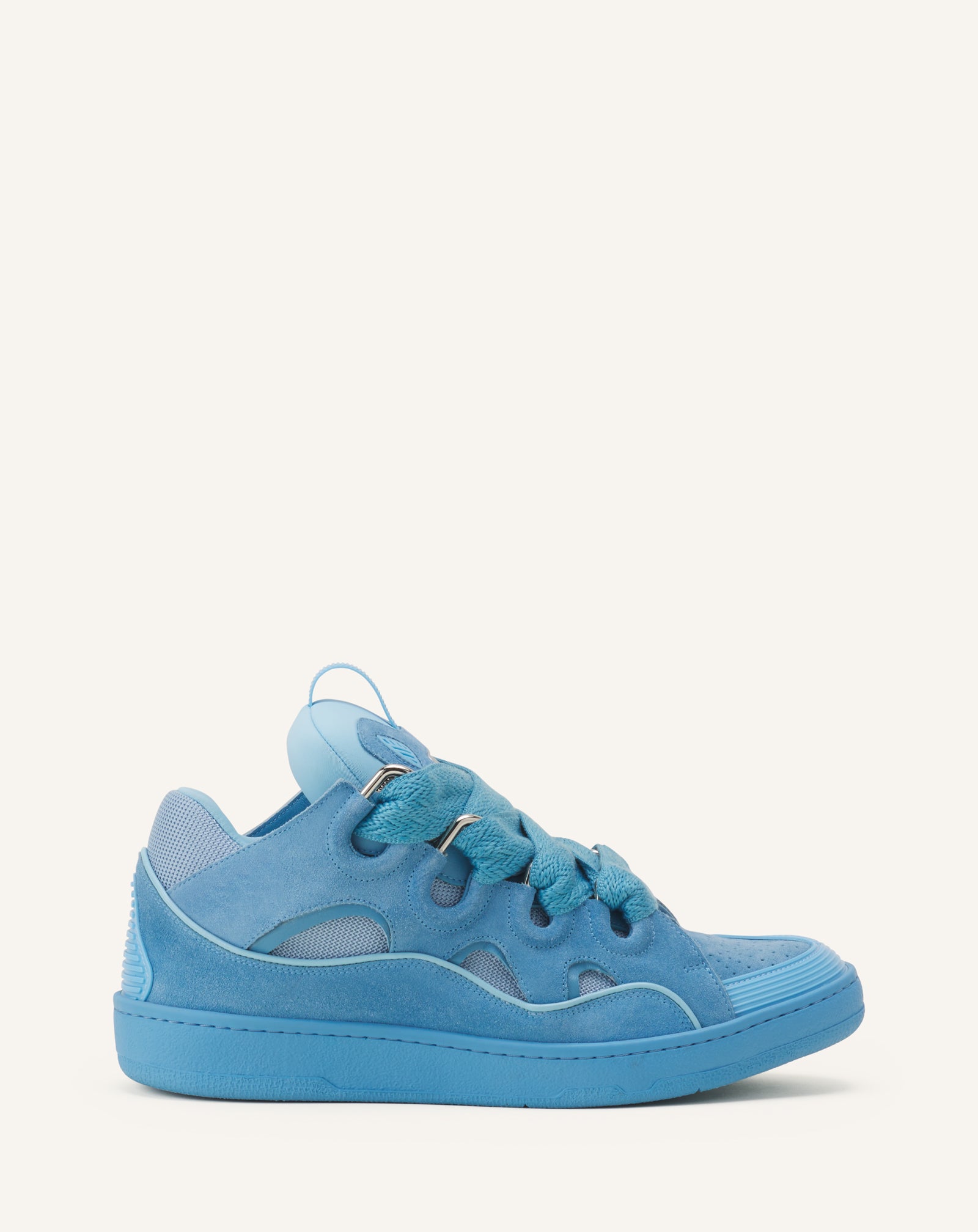 CURB SNEAKERS IN MONOCHROME SUEDE