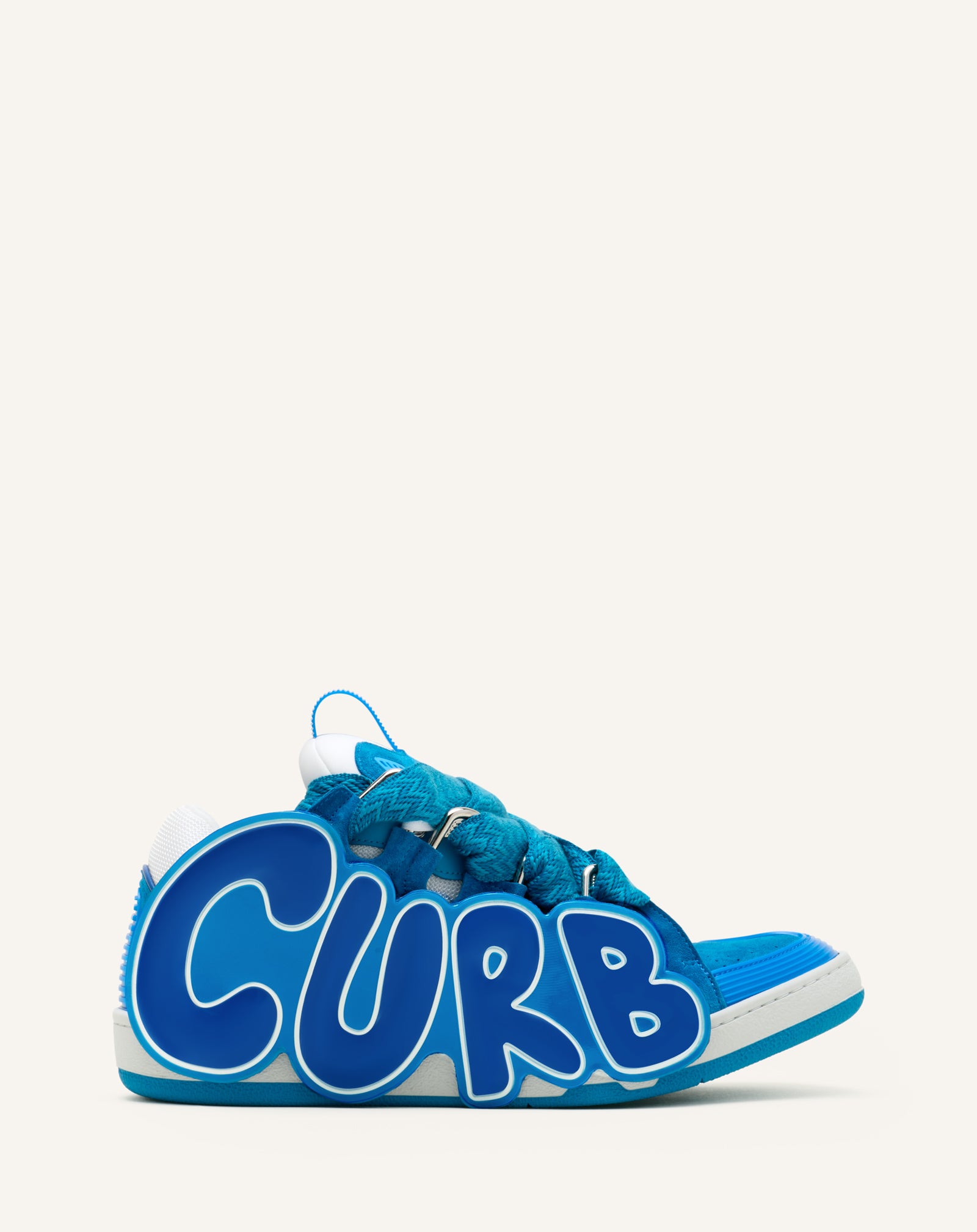 CURB PATCH SNEAKERS IN LEATHER