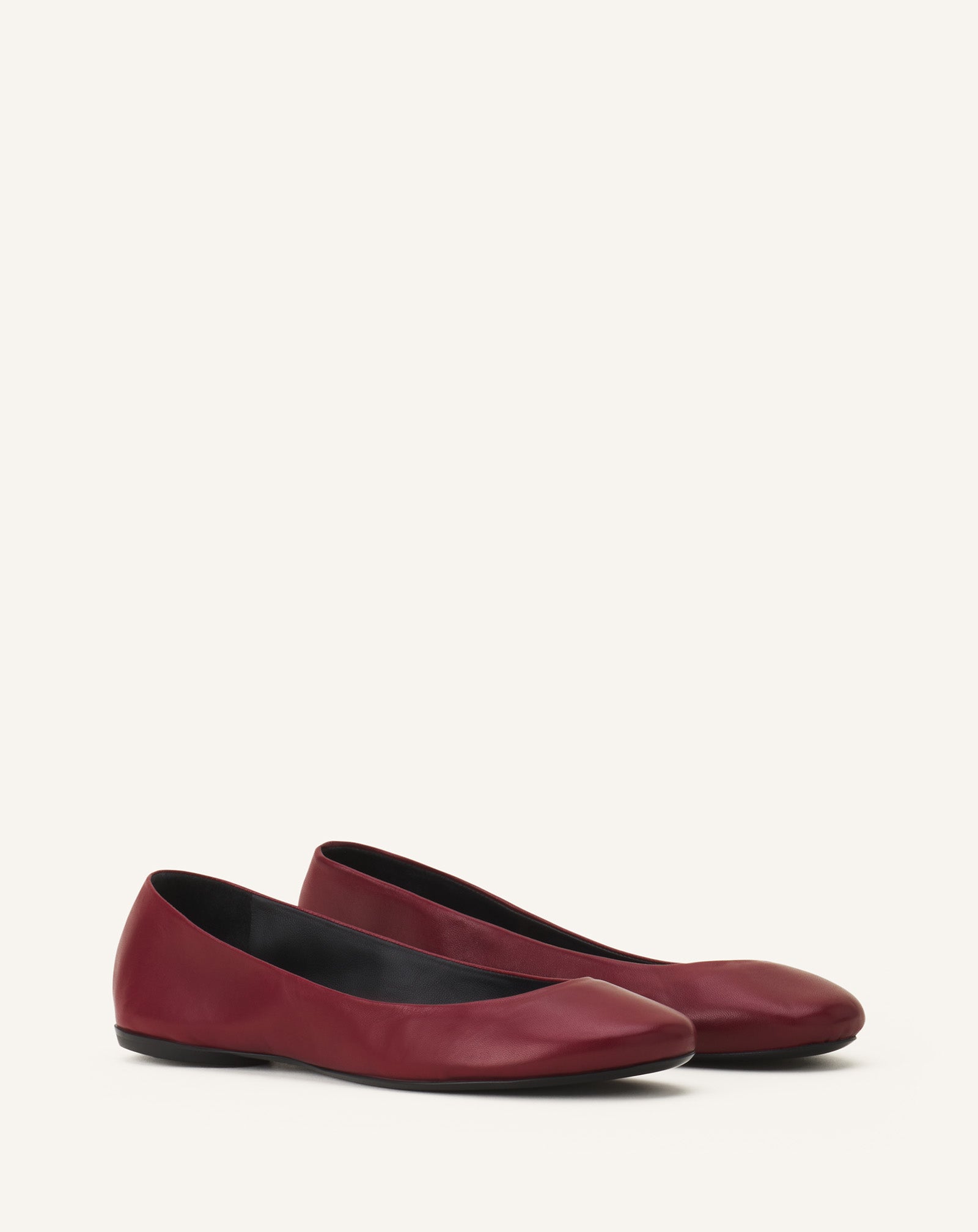 THE BALLERINA FLAT IN LEATHER