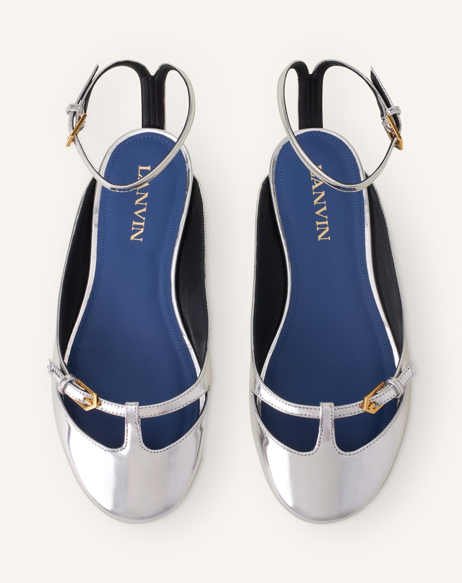 THE MARY-JANE BALLERINA IN SPECCHIO LEATHER