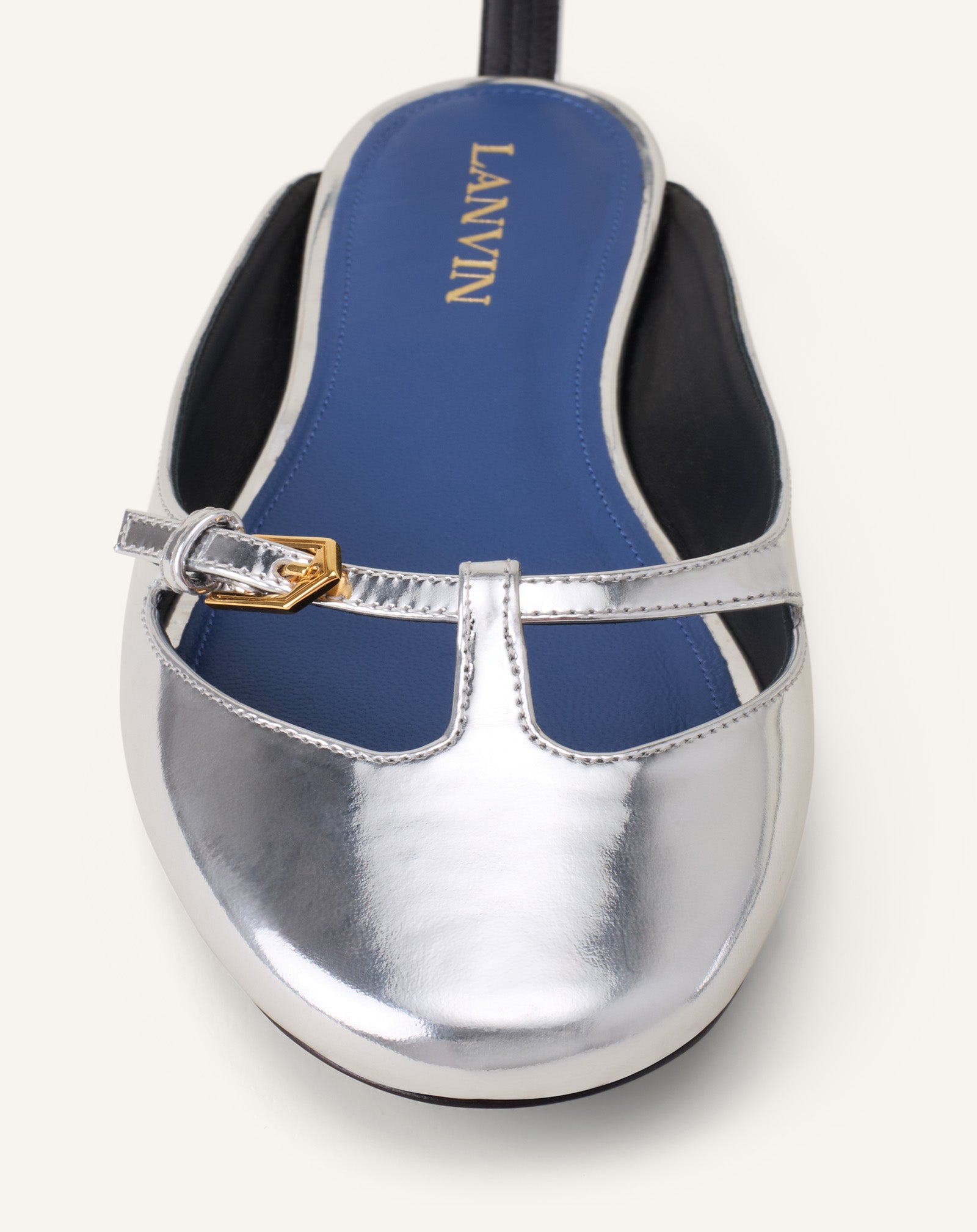 THE MARY-JANE BALLERINA IN SPECCHIO LEATHER