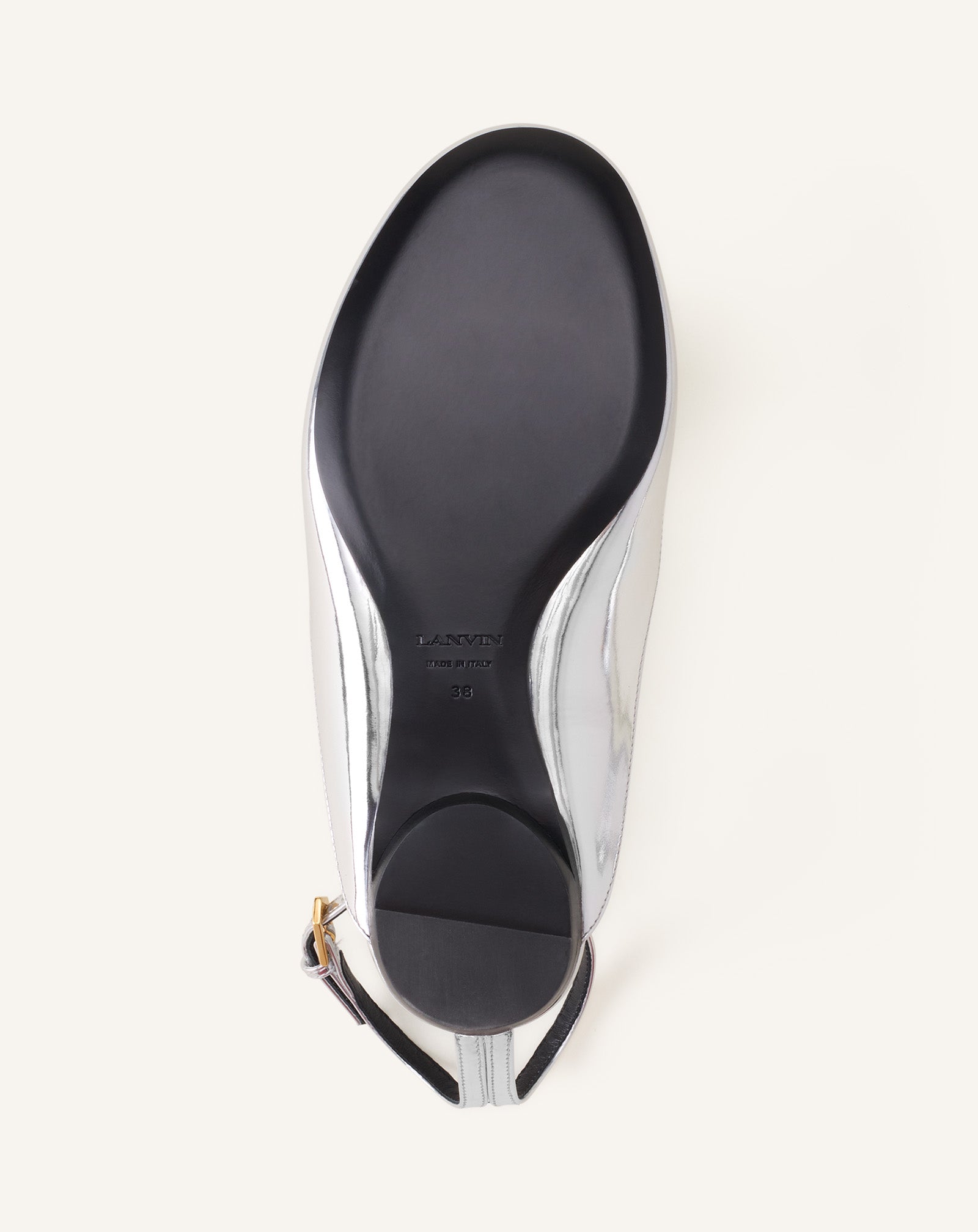 THE MARY-JANE BALLERINA IN SPECCHIO LEATHER