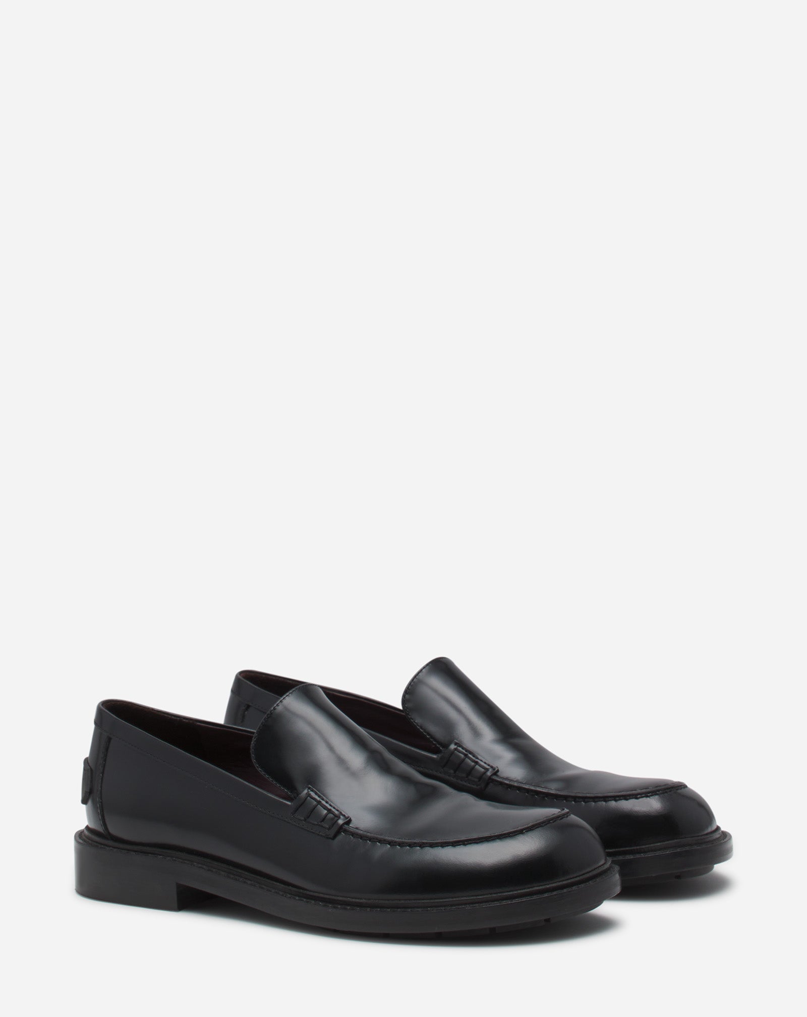 SPINTO LOAFERS IN GLOSSY LEATHER