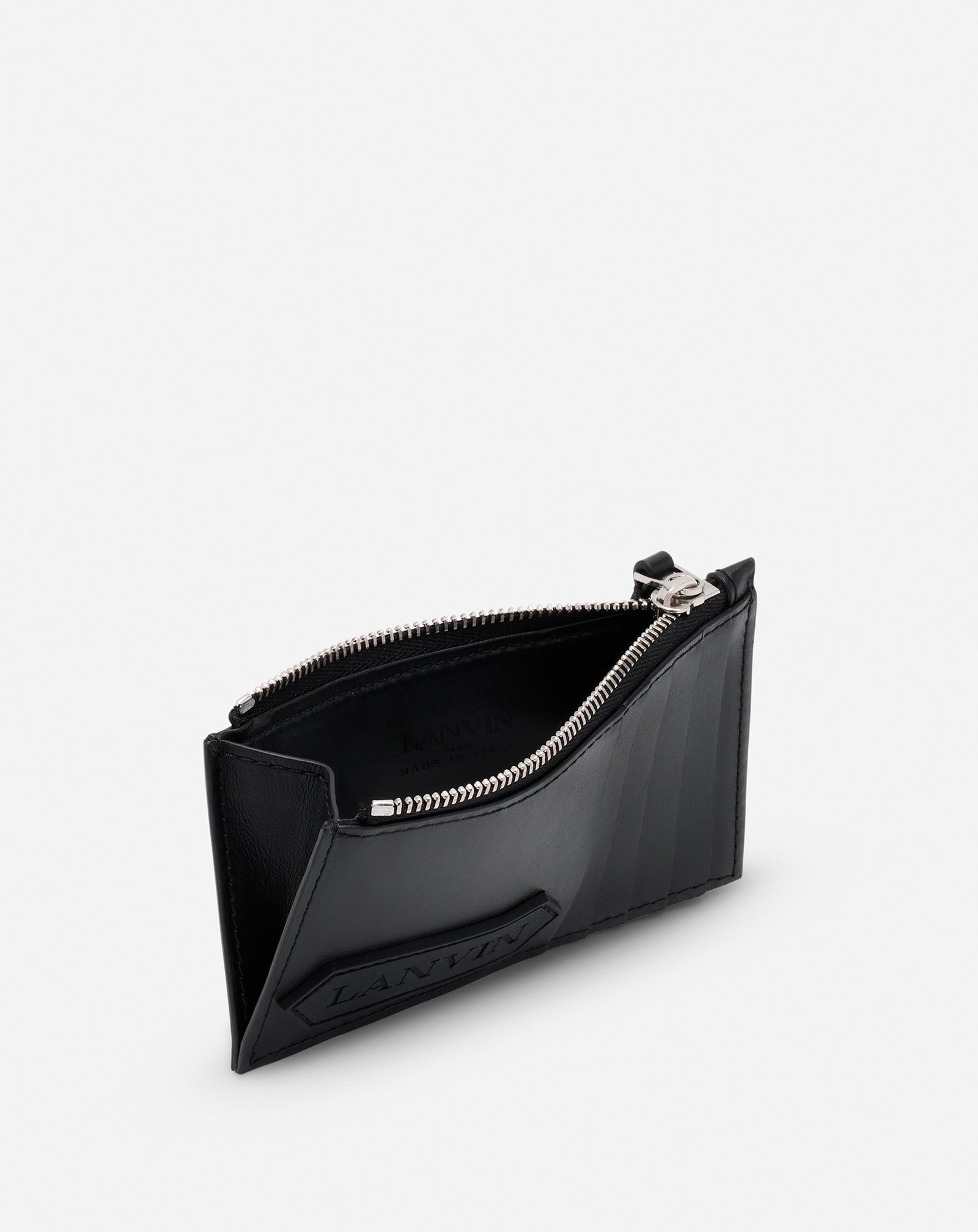 LANVIN SIGNATURE LEATHER CARDHOLDER