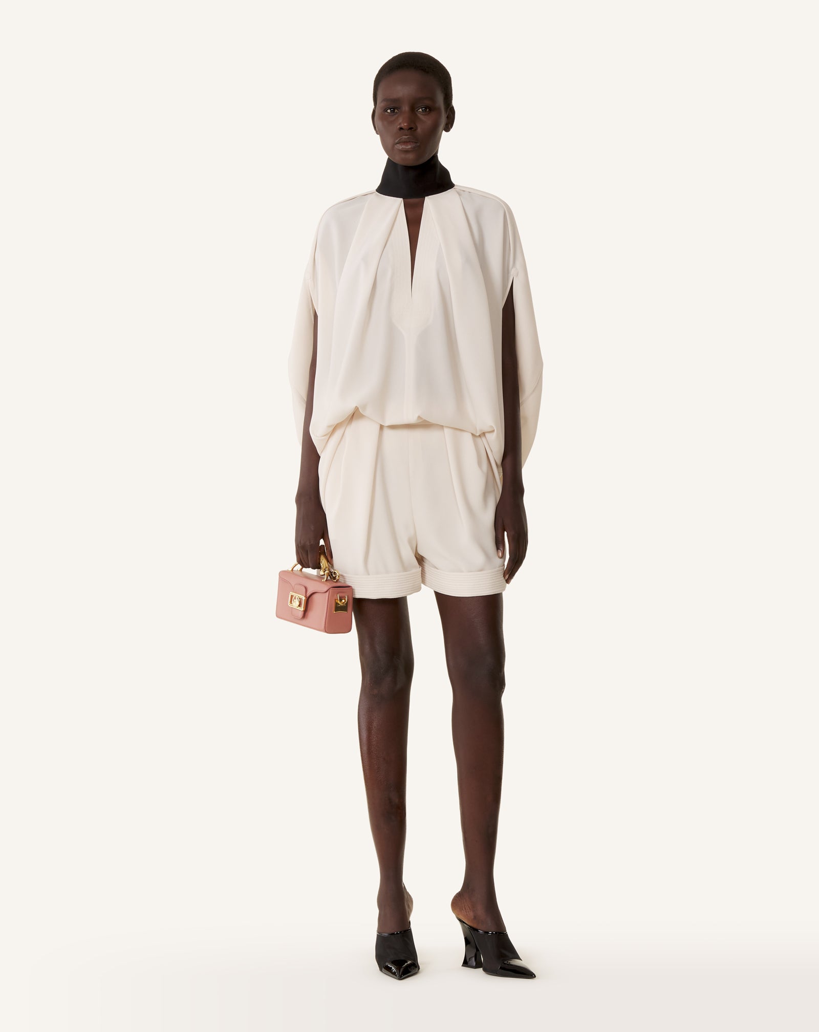 PENCIL CAT NANO BAG IN LEATHER