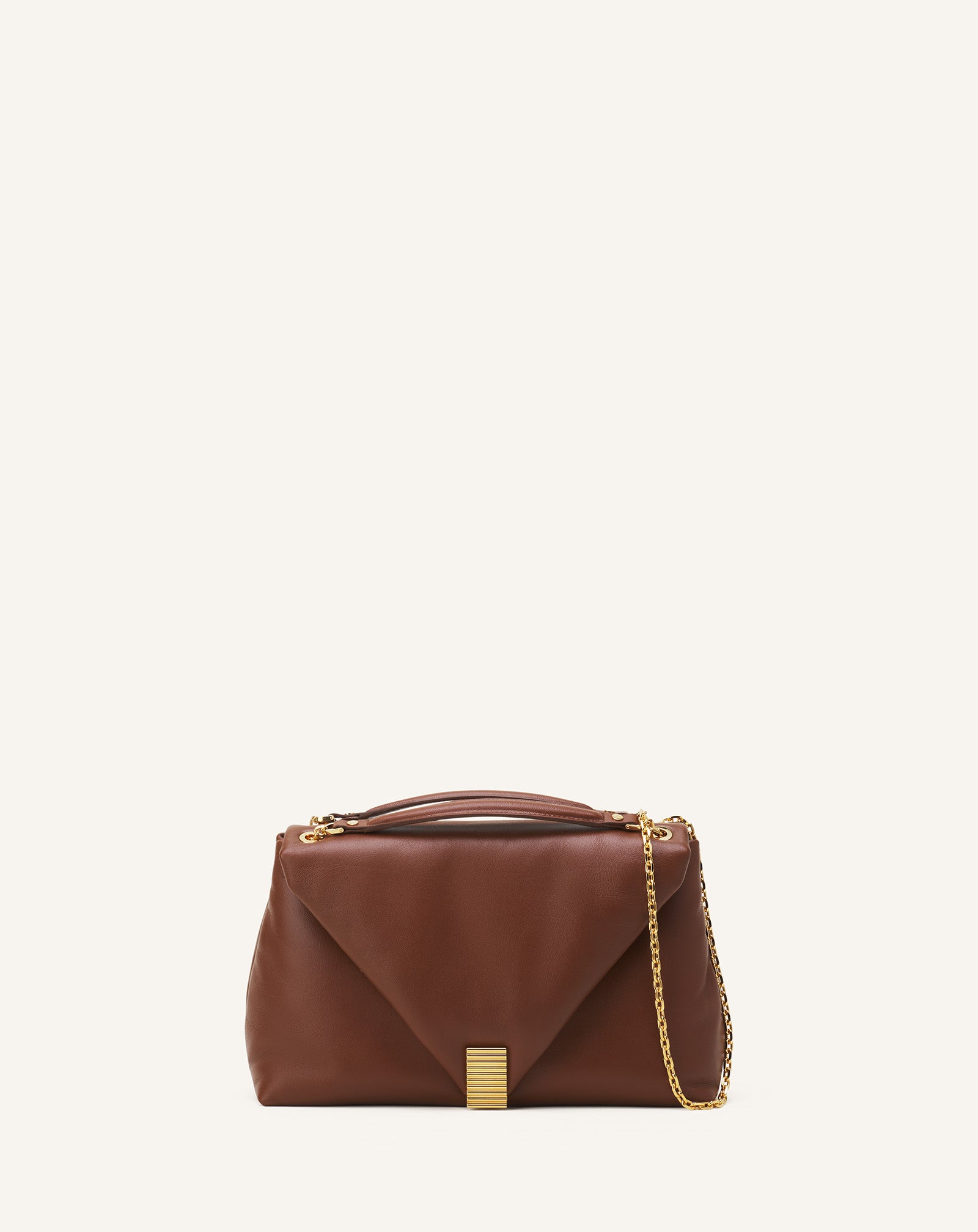 BROWN CONCERTO ARPÈGE SOFT LEATHER BAG