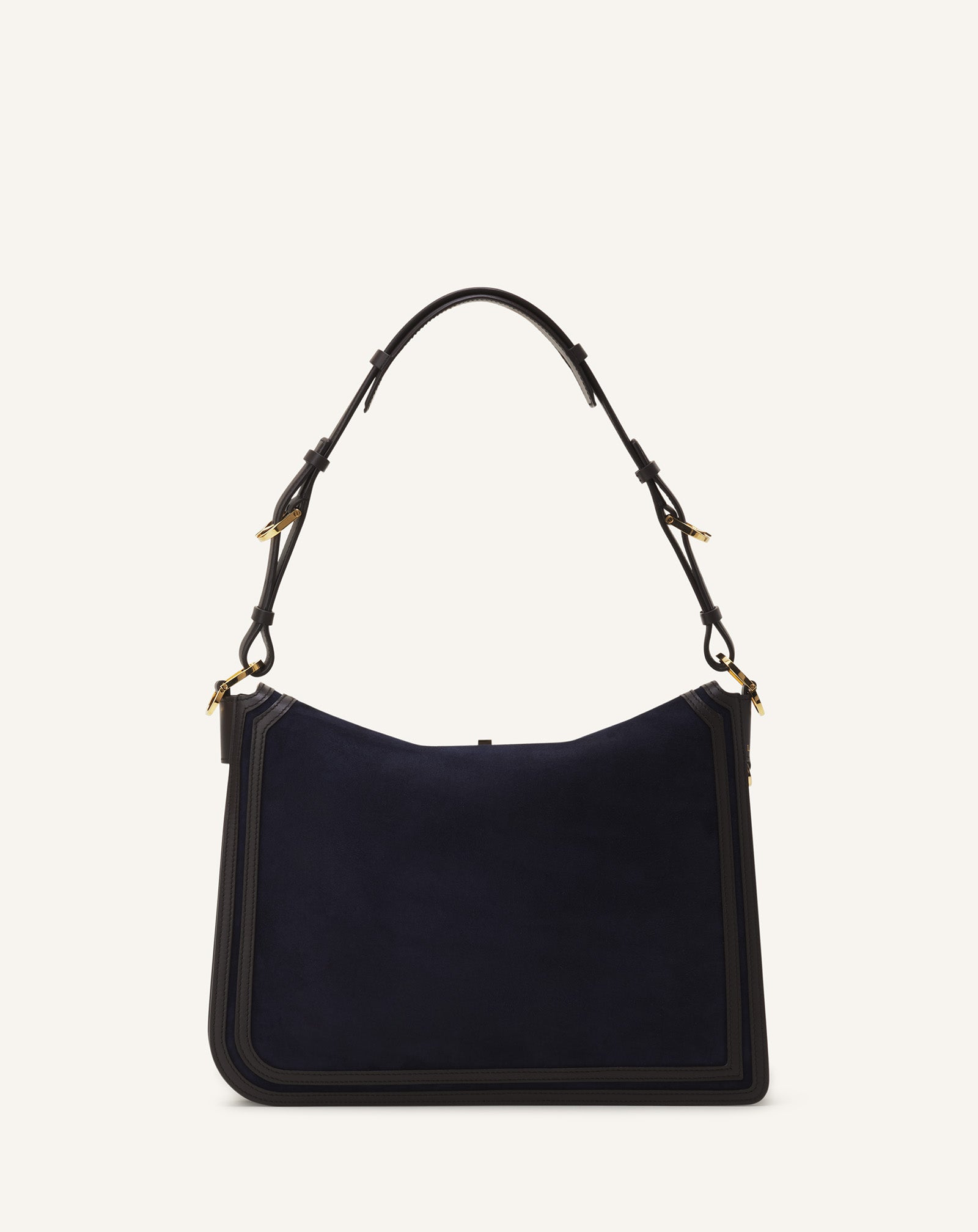 COMPAGNON ASYMMETRICAL BAG IN SUEDE