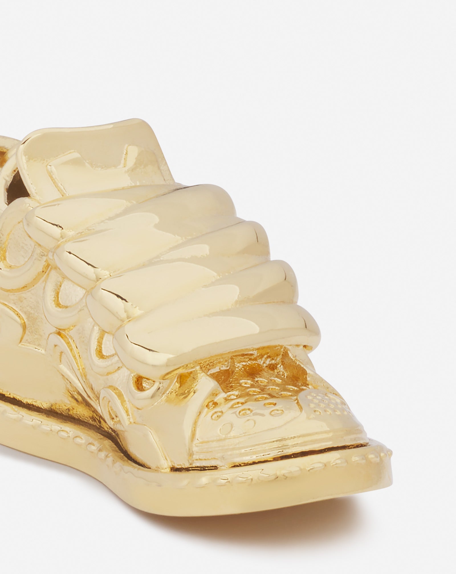 CURB SNEAKERS BRASS KEY RING