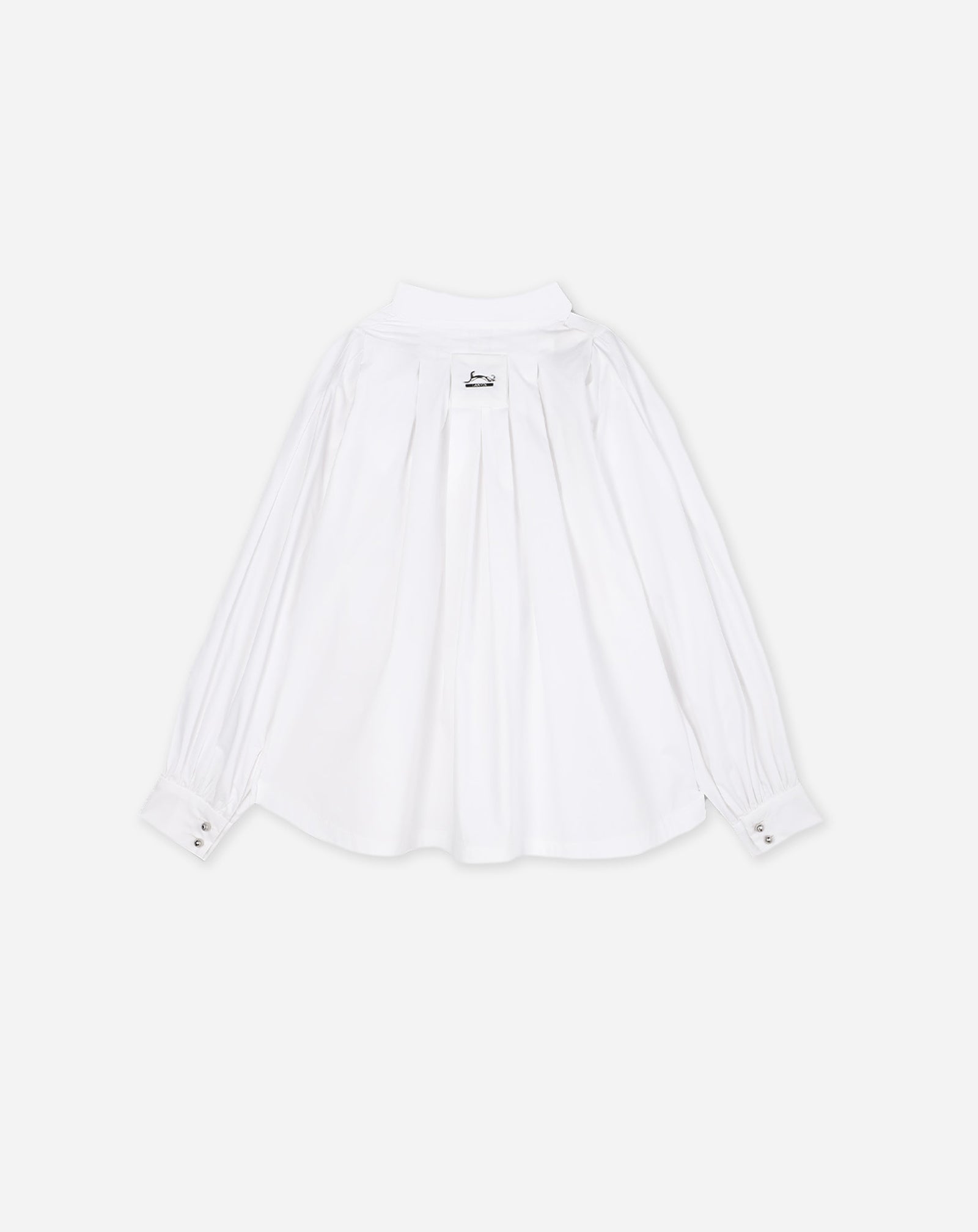 WHITE COTTON POPLIN SHIRT
