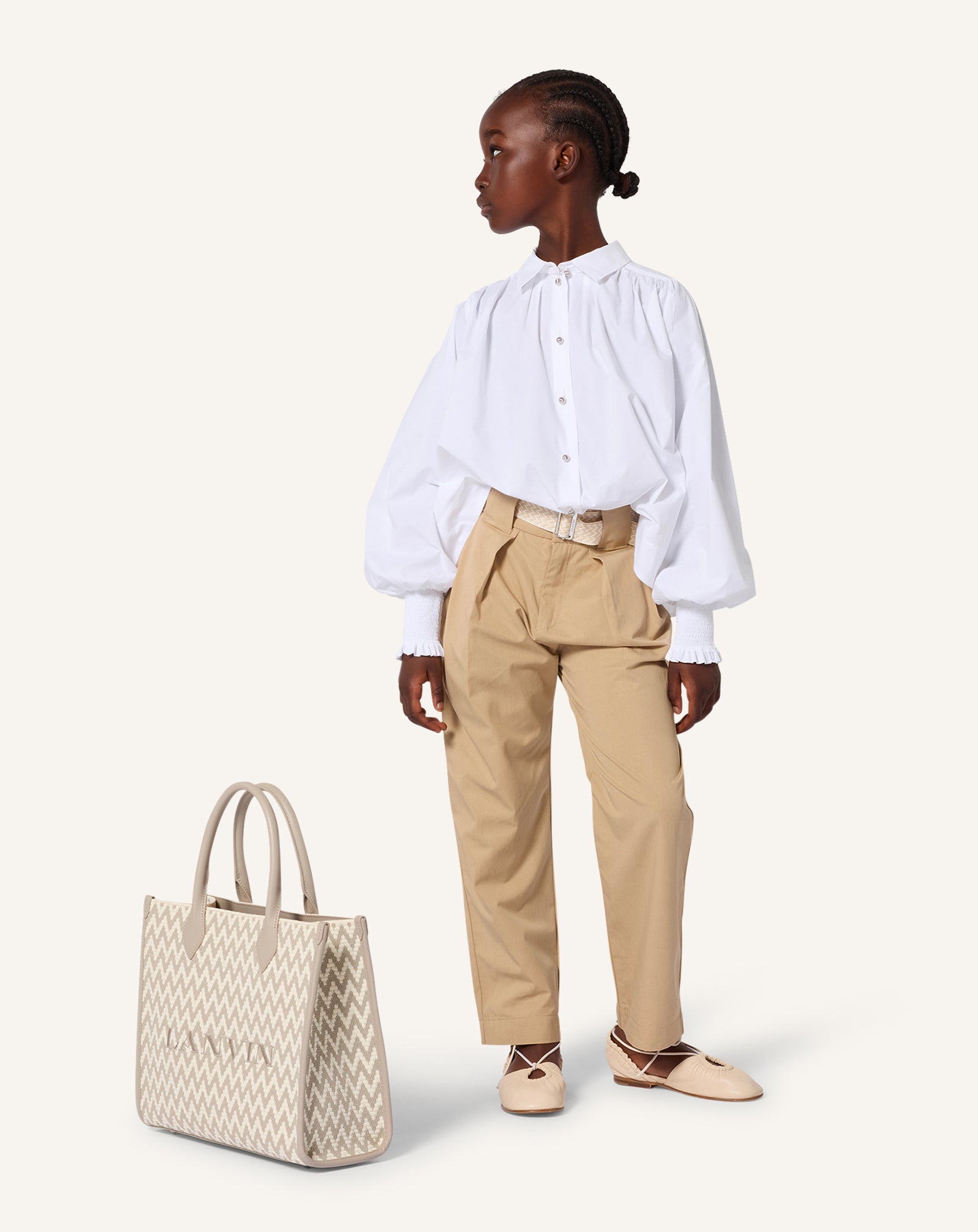 LONG SLEEVE CEREMONY BLOUSE IN COTTON