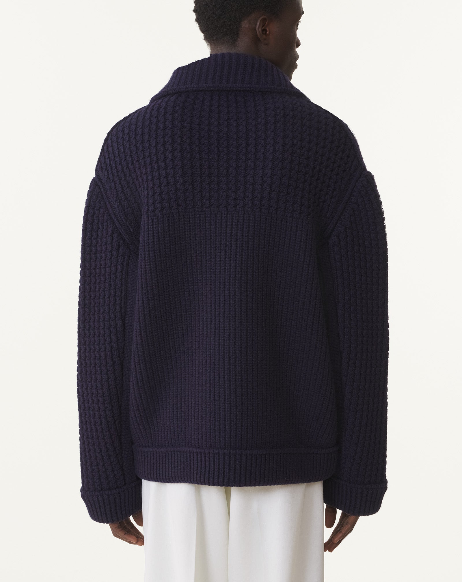 RELAXED-FIT WOOL PEACOAT