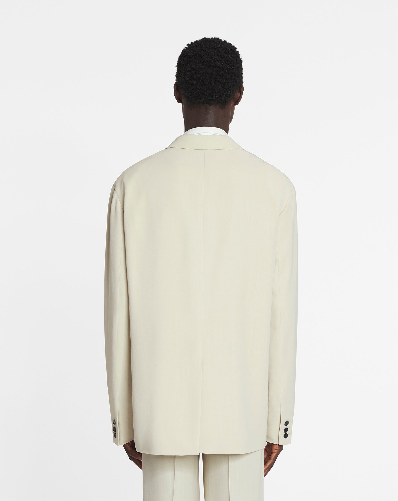 LOOSE-FITTING WOOL BLEND JACKET