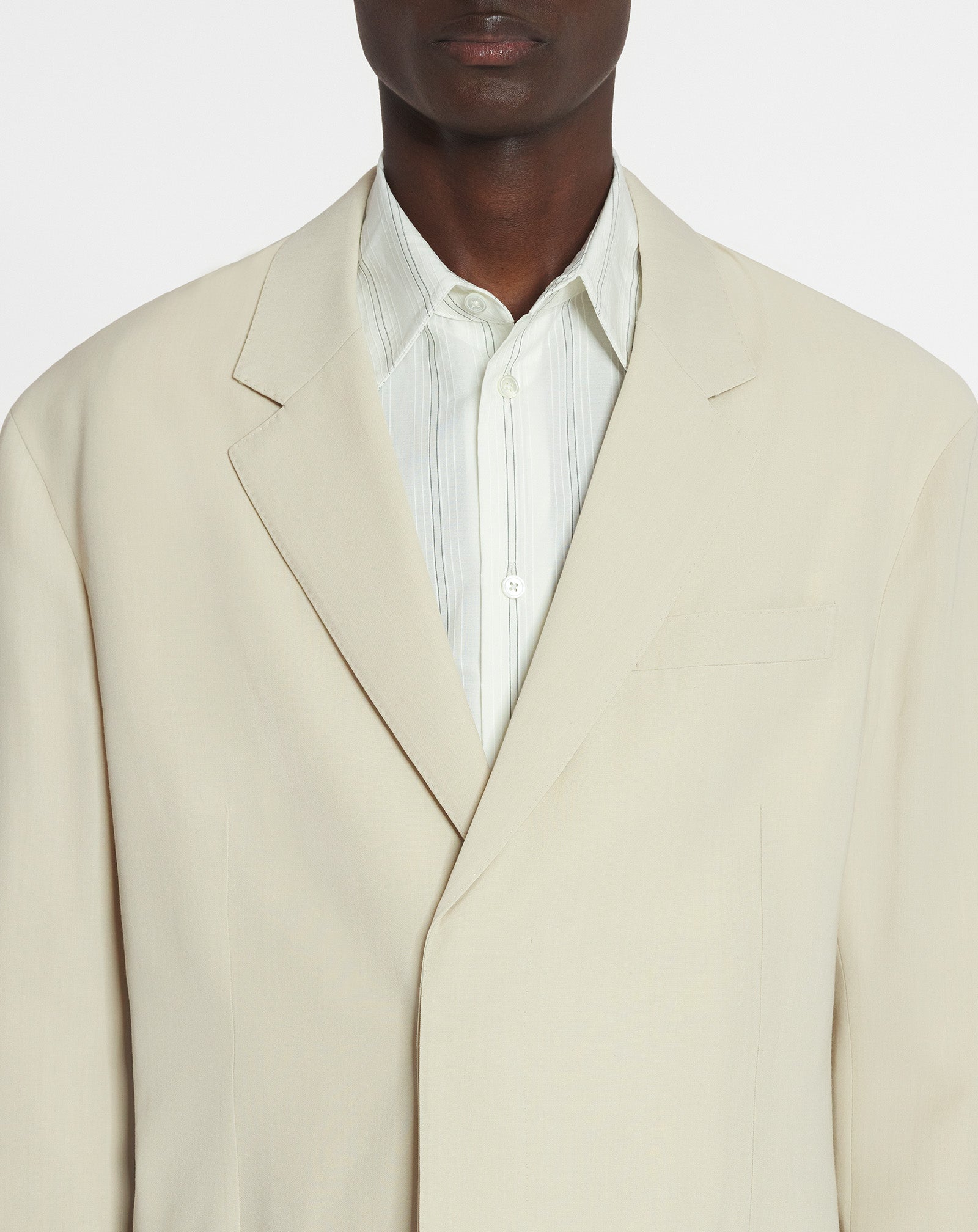 LOOSE-FITTING WOOL BLEND JACKET