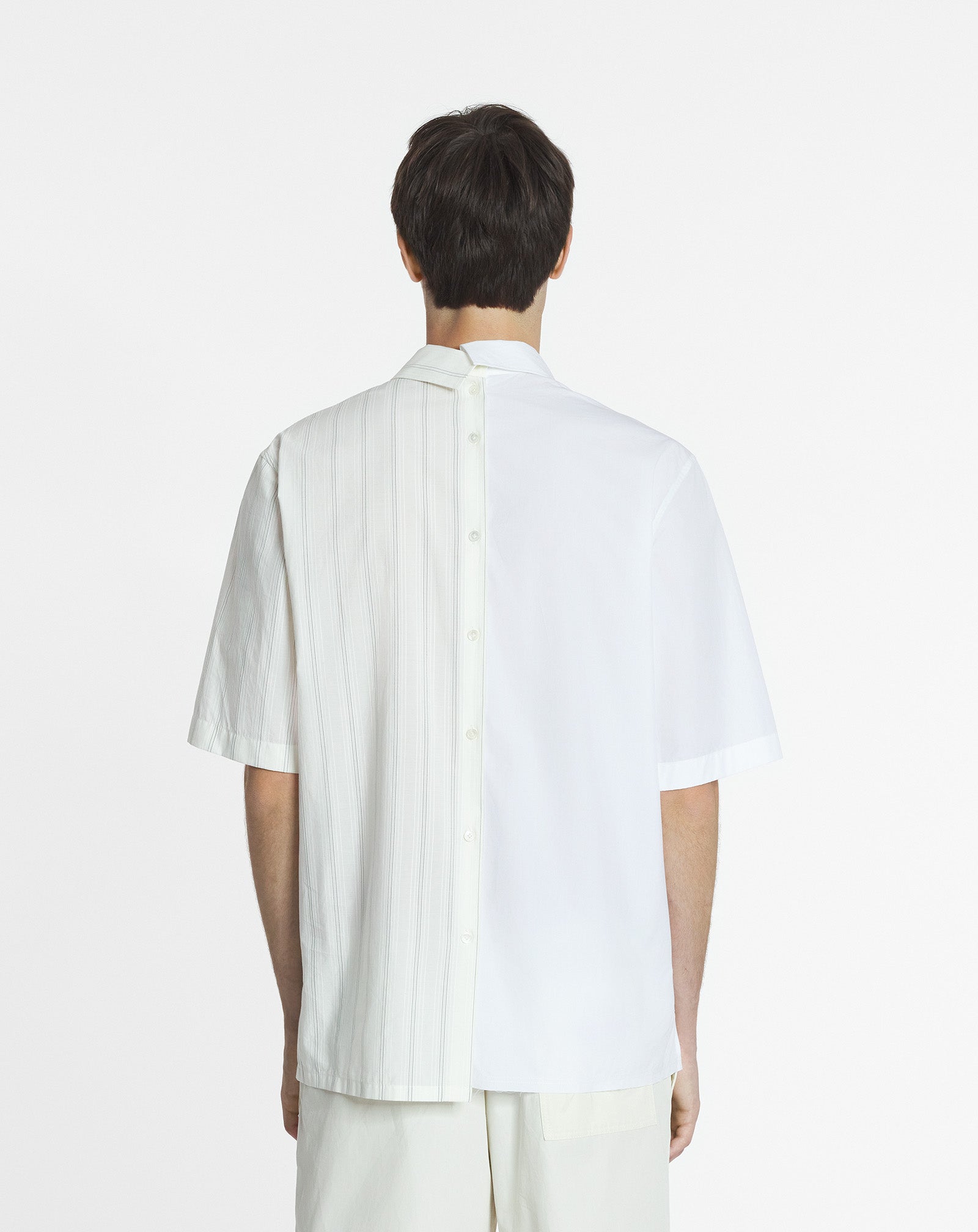 PRINTED ASYMMETRIC SHIRT