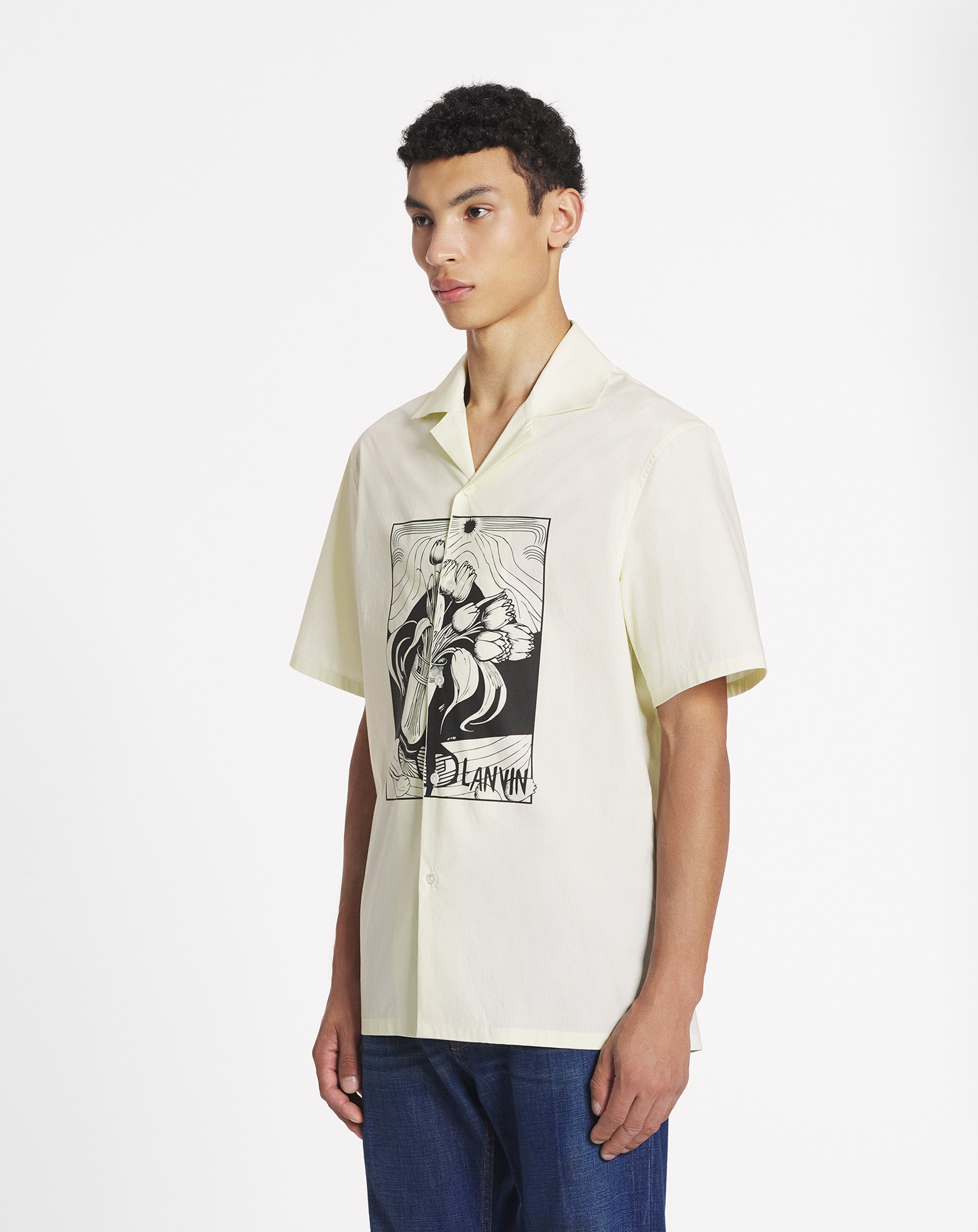 PRINTED COTTON SHIRT