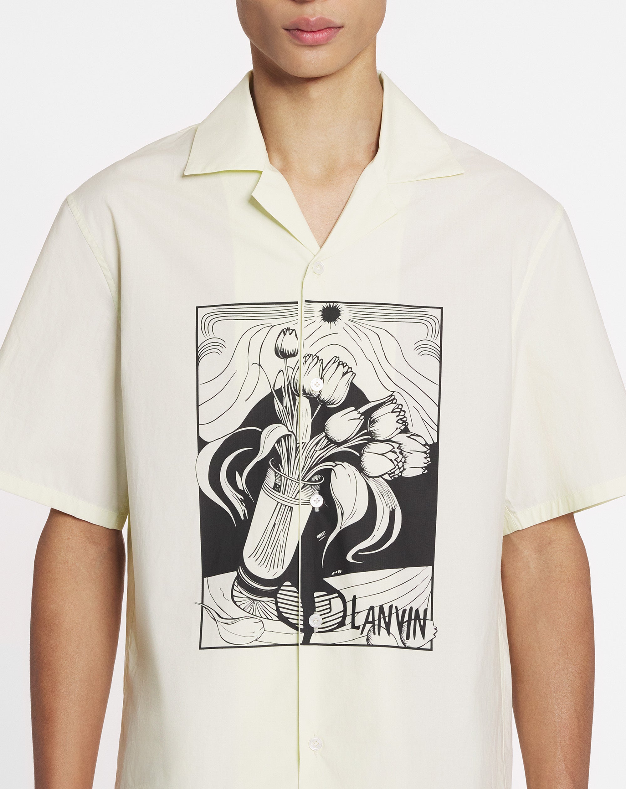 PRINTED COTTON SHIRT