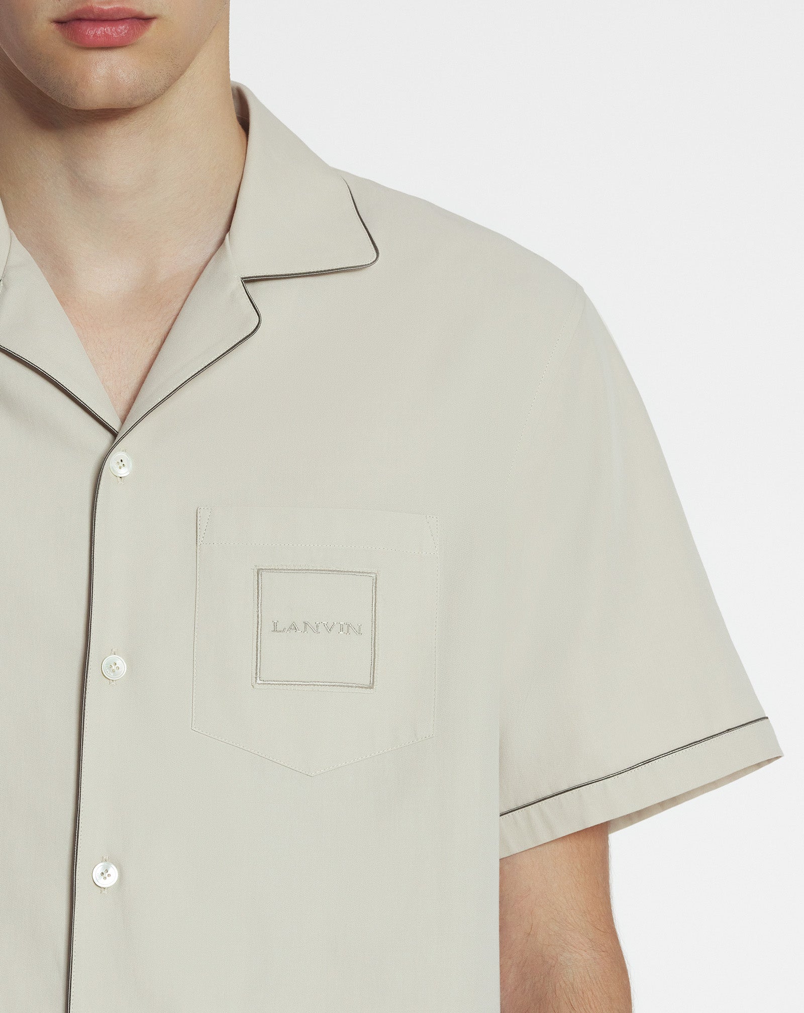 FLUID COTTON BOWLING SHIRT