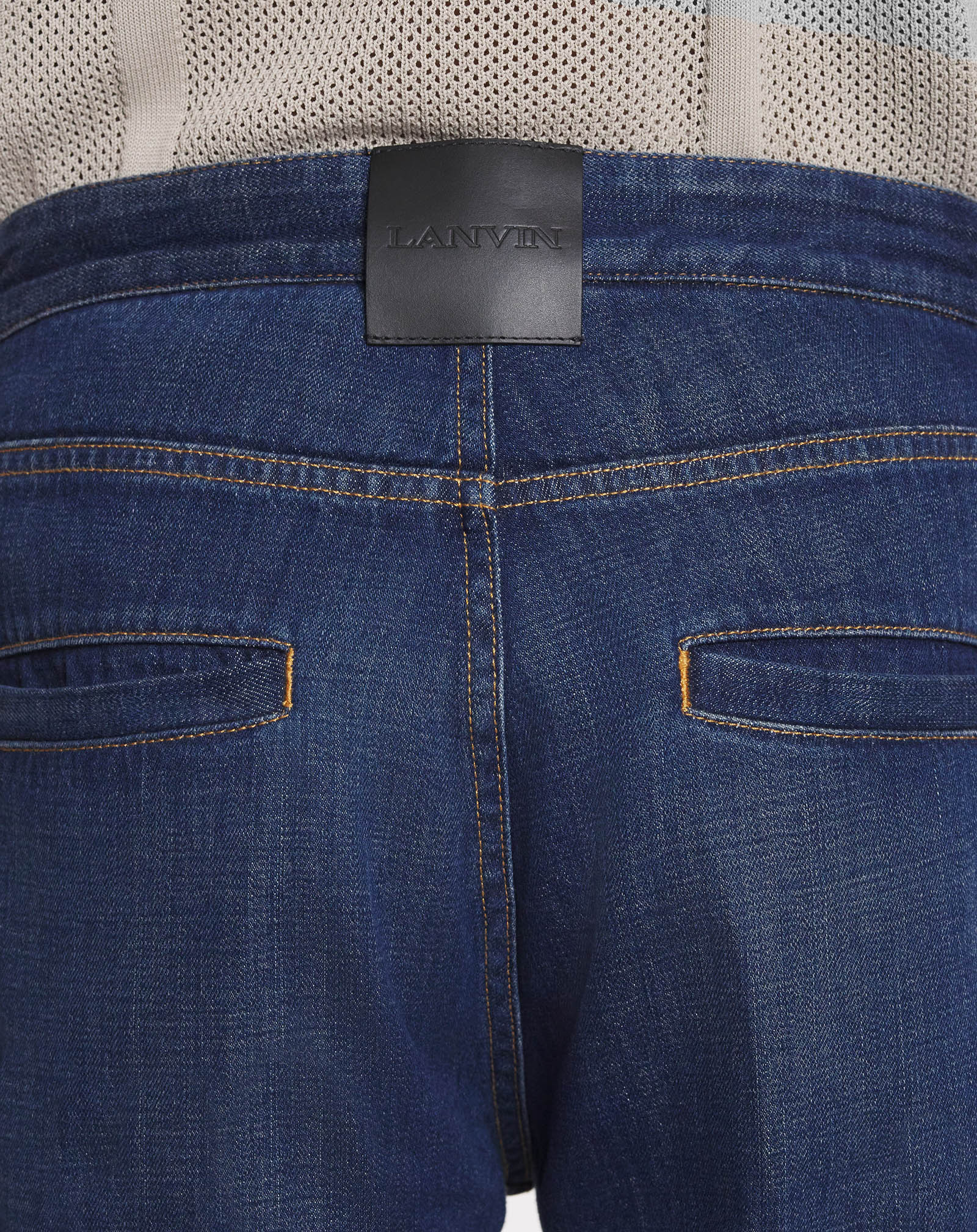 STRAIGHT FIT DENIM PANTS