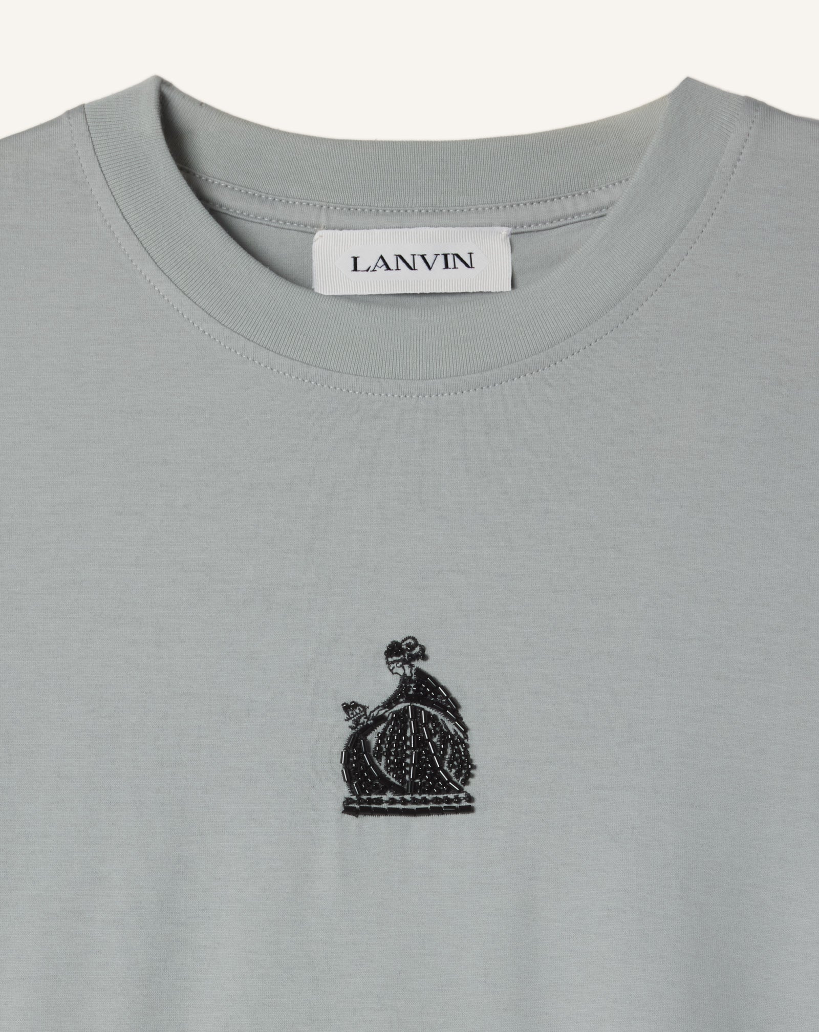 MOTHER AND CHILD EMBROIDERED COTTON JERSEY T-SHIRT
