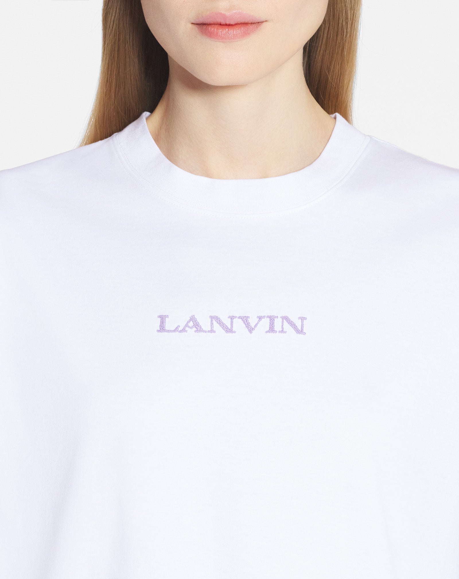 LANVIN EMBROIDERED T-SHIRT