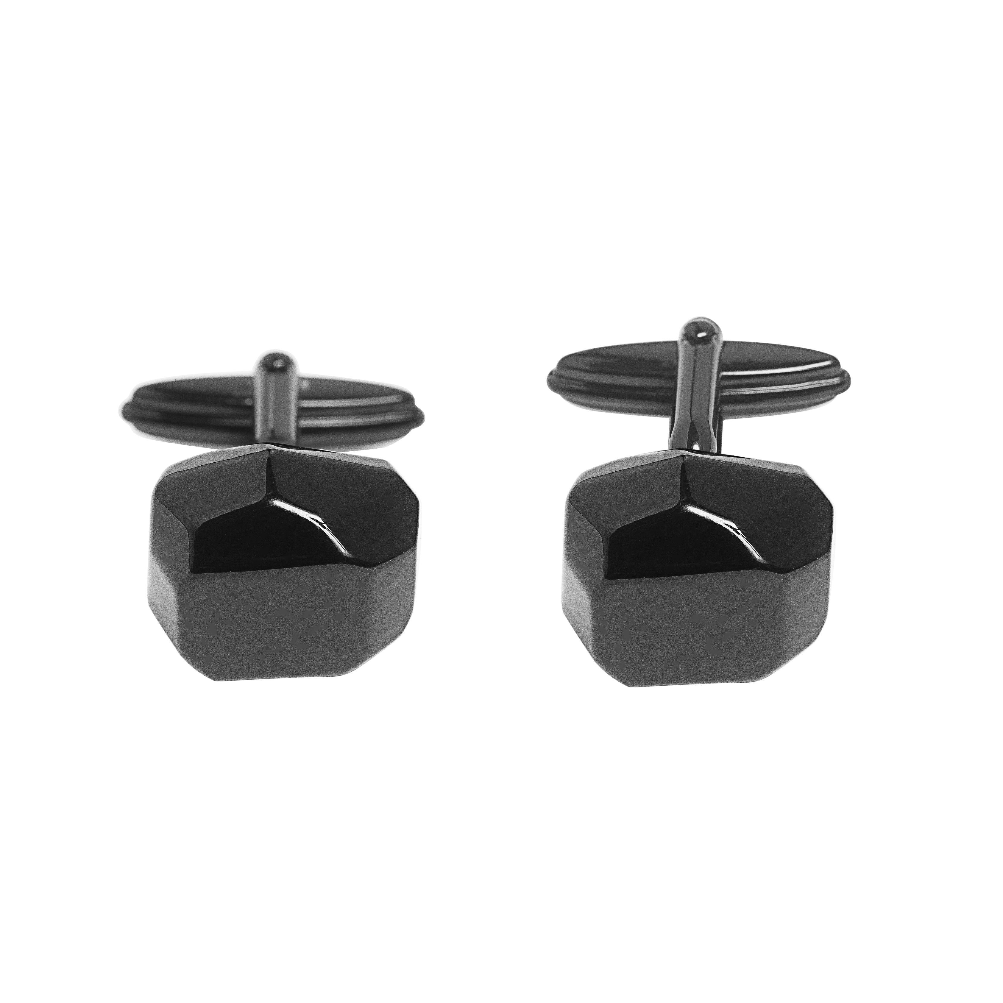 MEN'S CUBIC CUFFLINKS
