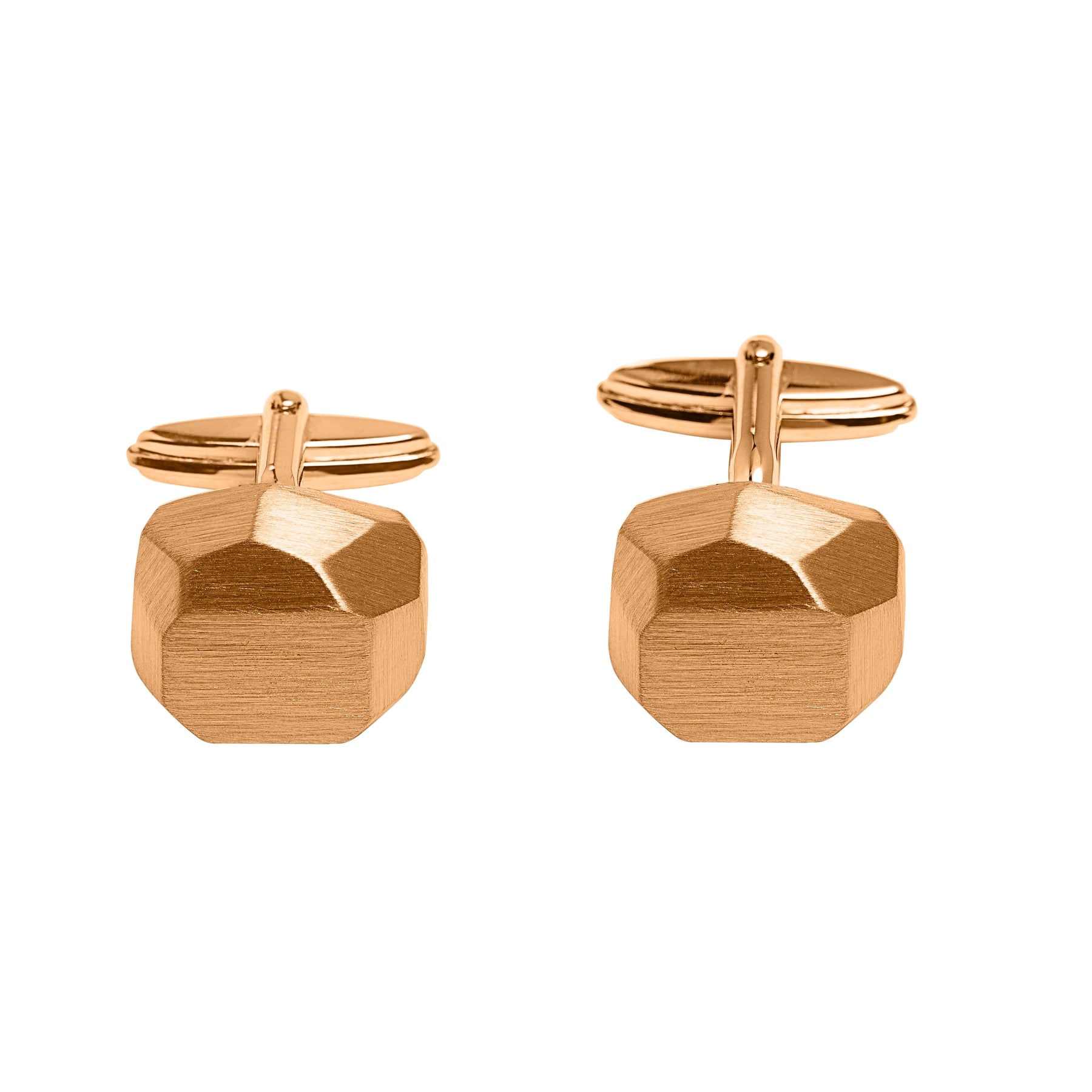 MEN'S CUBIC CUFFLINKS