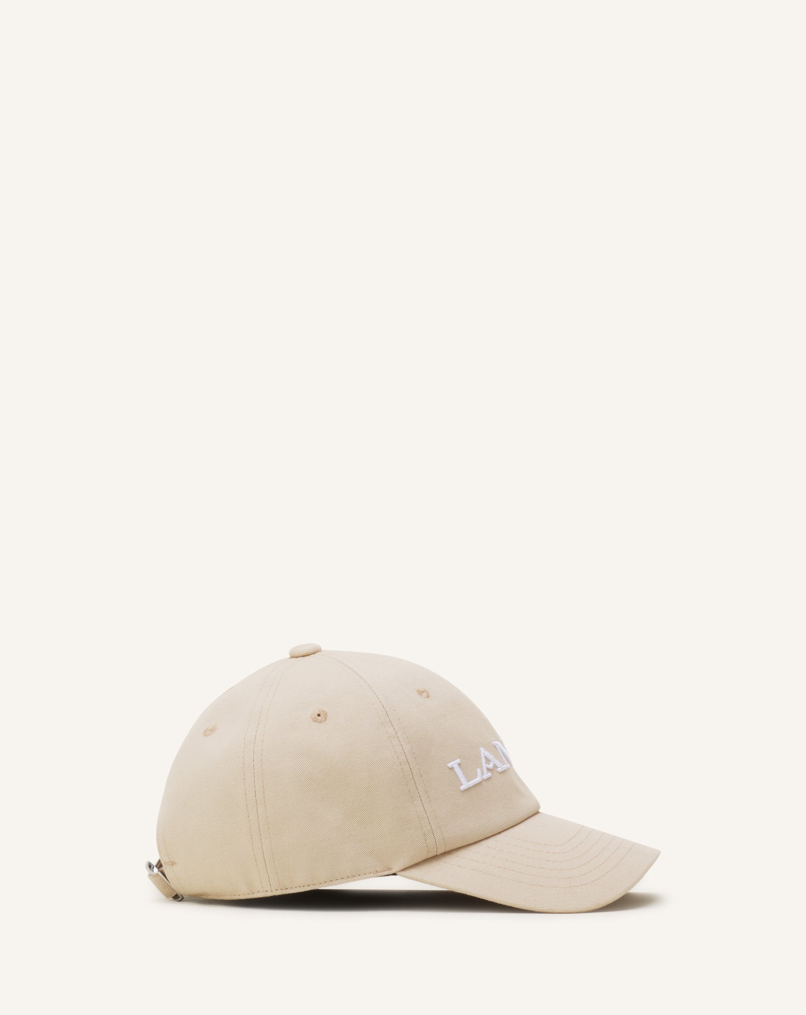 BEIGE LANVIN COTTON CAP