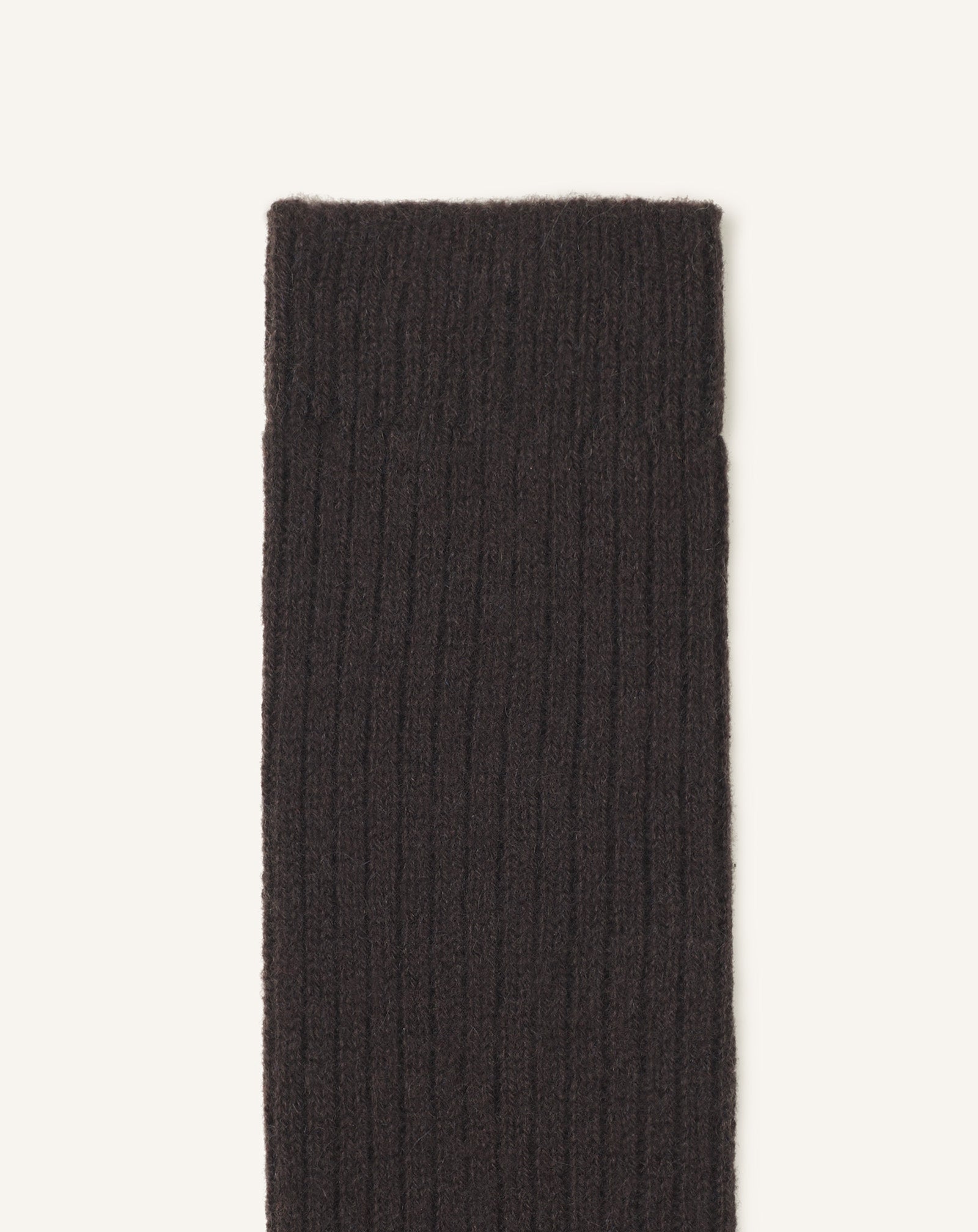 BROWN LANVIN CASHMERE SOCKS
