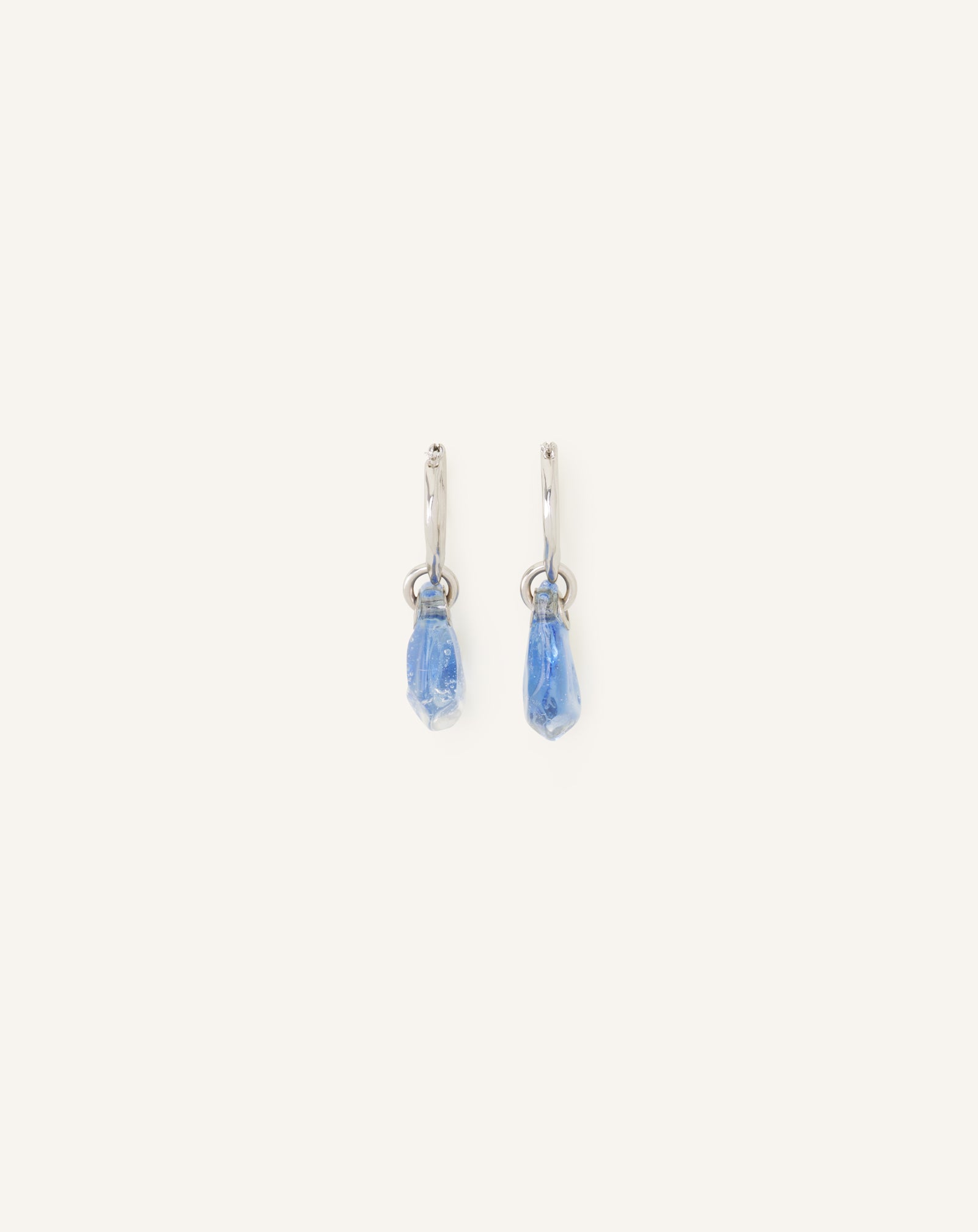 BLUE AURORE HOOP EARRINGS