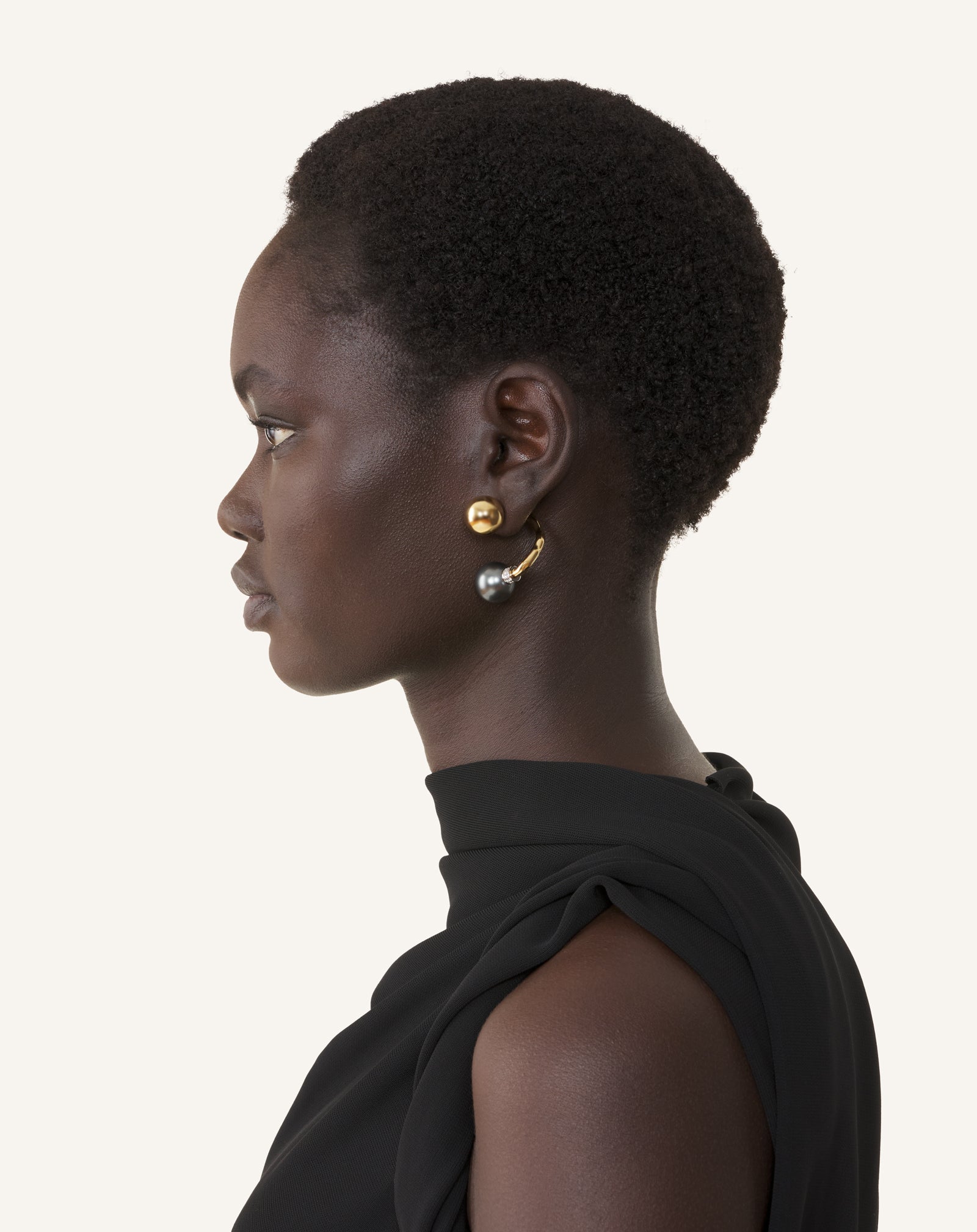 SILVER LES PERLES BY LANVIN EARRINGS