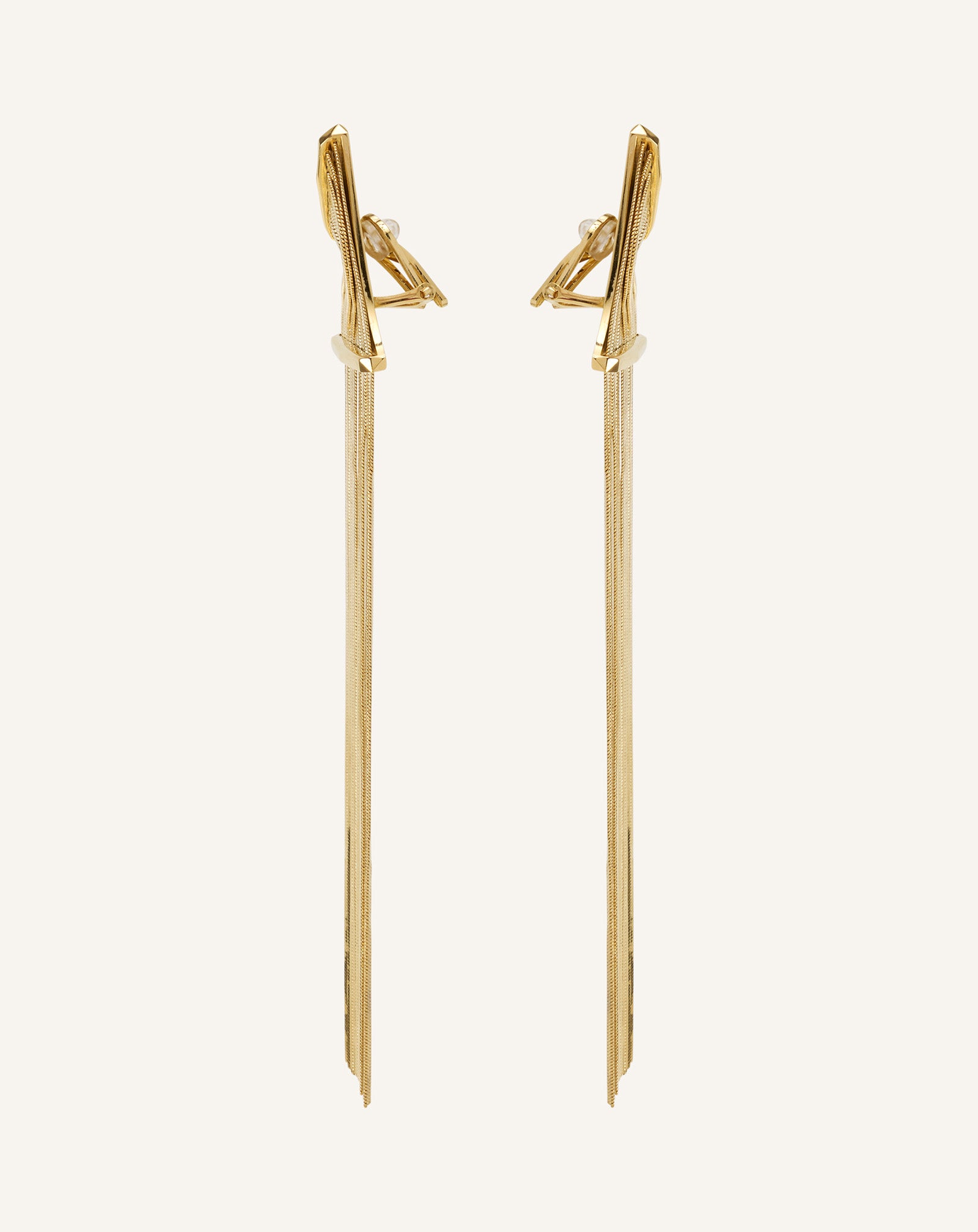 LANVIN CHAIN EARRINGS