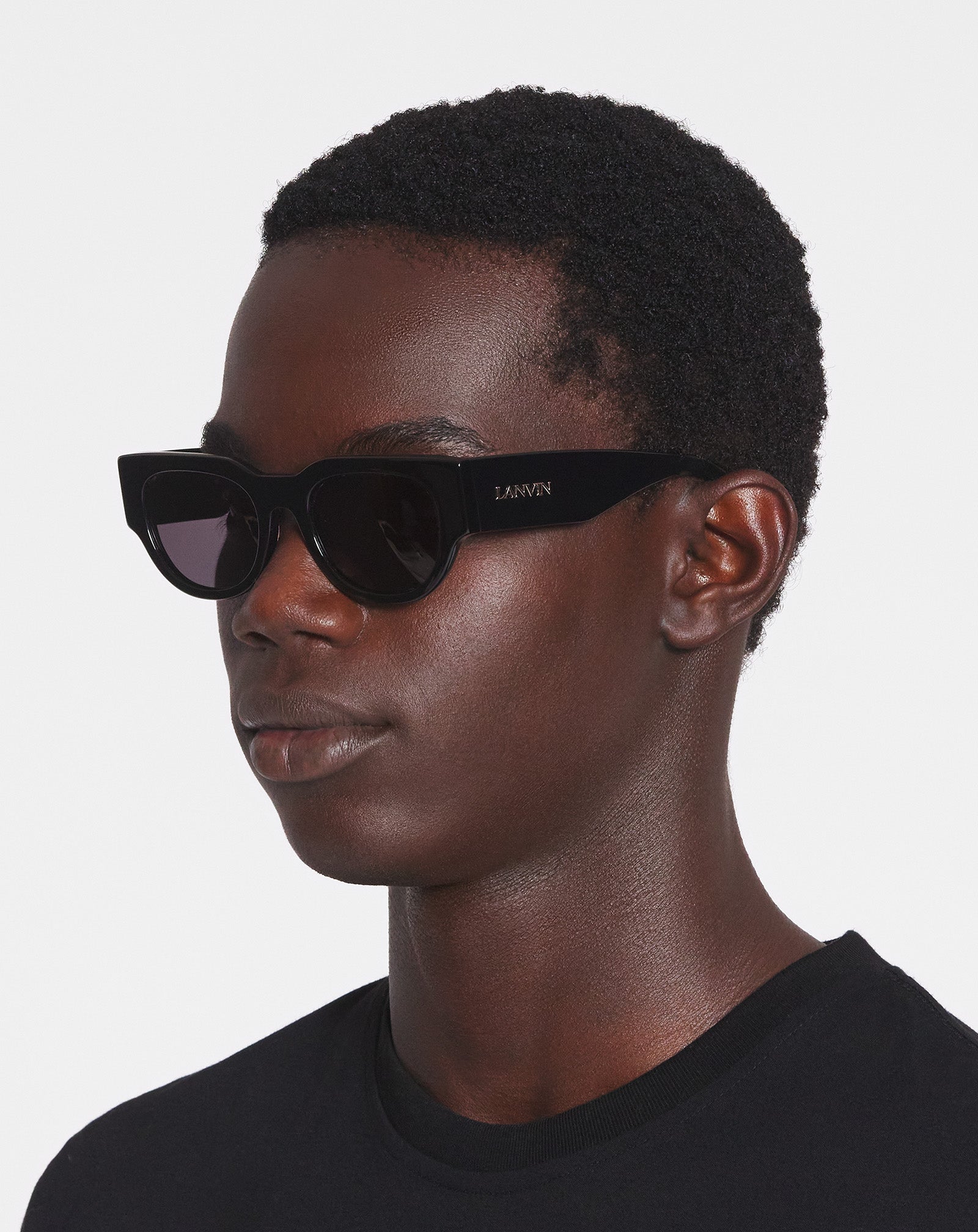 BLACK LANVIN SIGNATURE SUNGLASSES