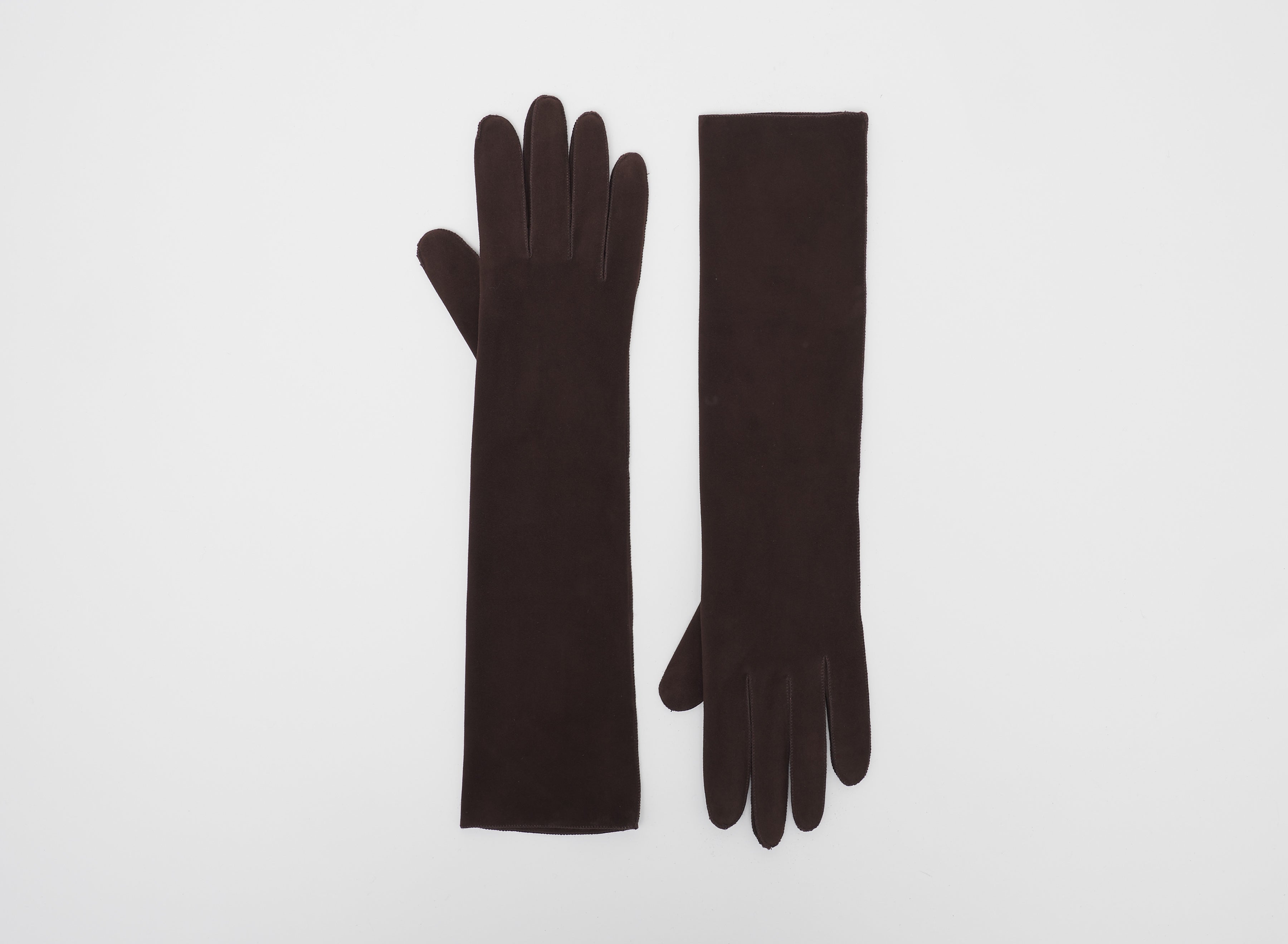 WOMAN LONG SLIM SUEDE GLOVES