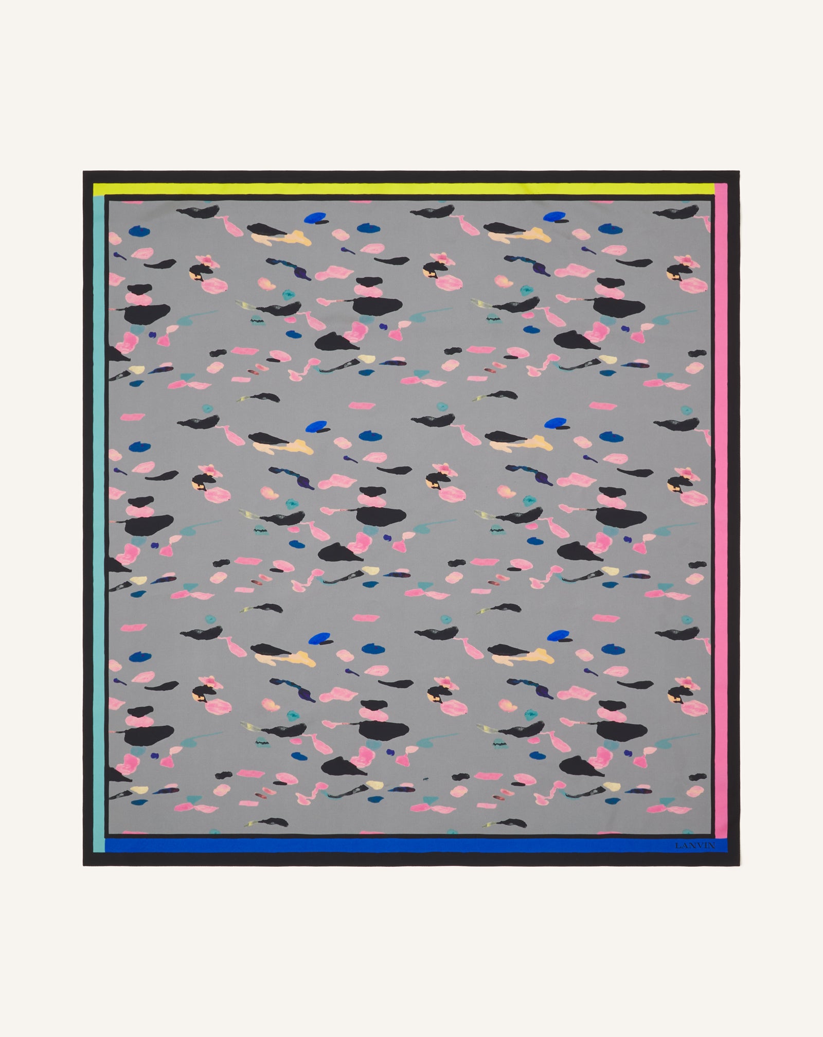 DROP COLOR SILK SCARF