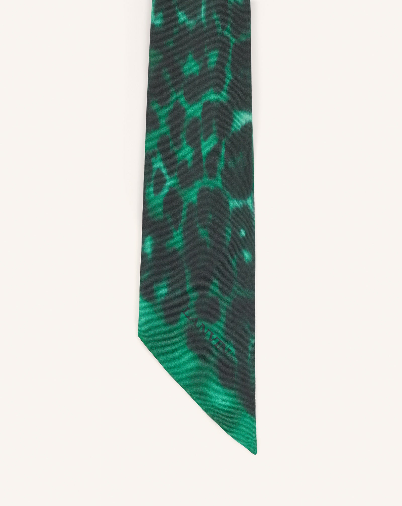LEOPARD PRINT SILK TWILLY