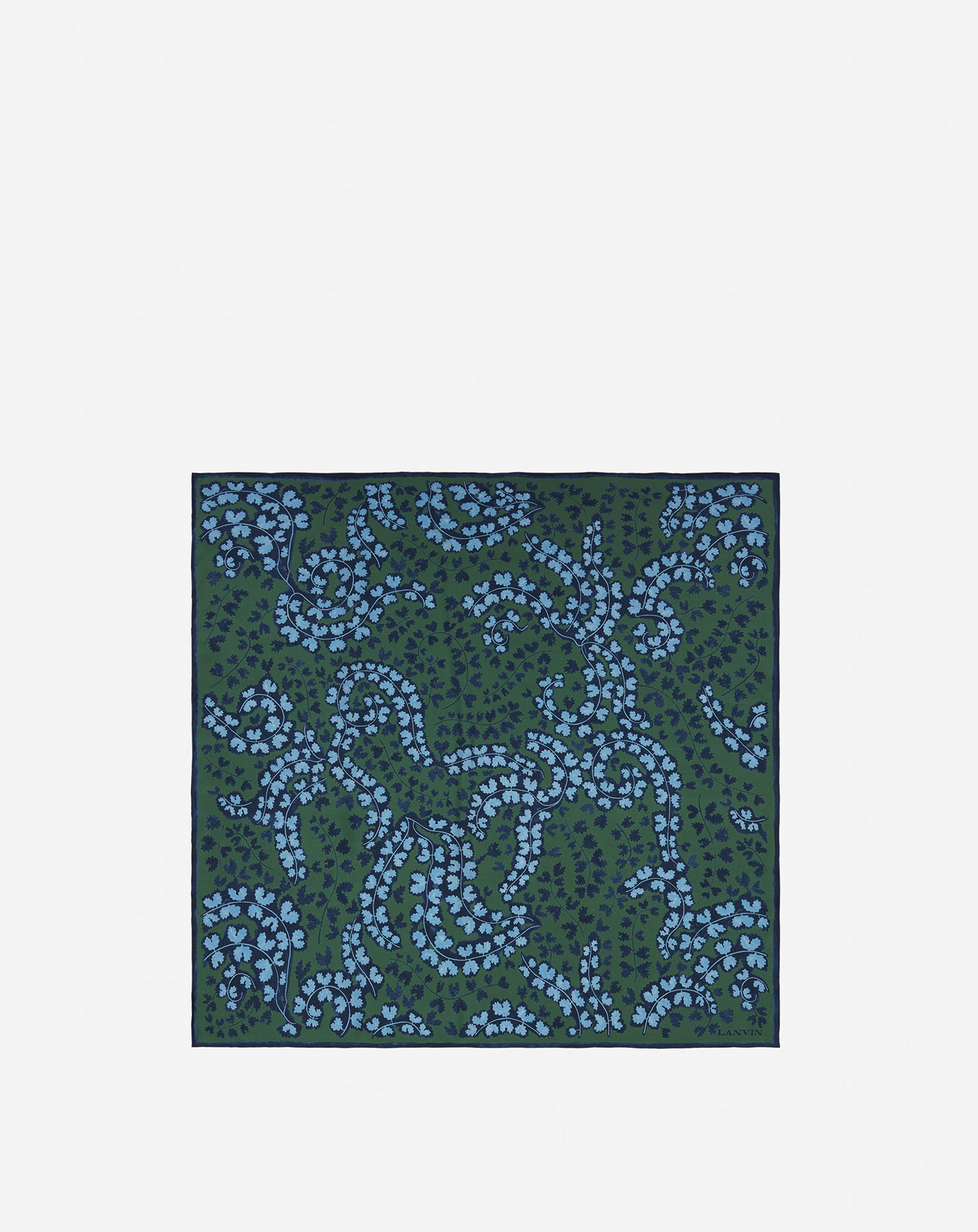 LANVIN ÉTÉ SILK SCARF WITH A RATEAU PRINT