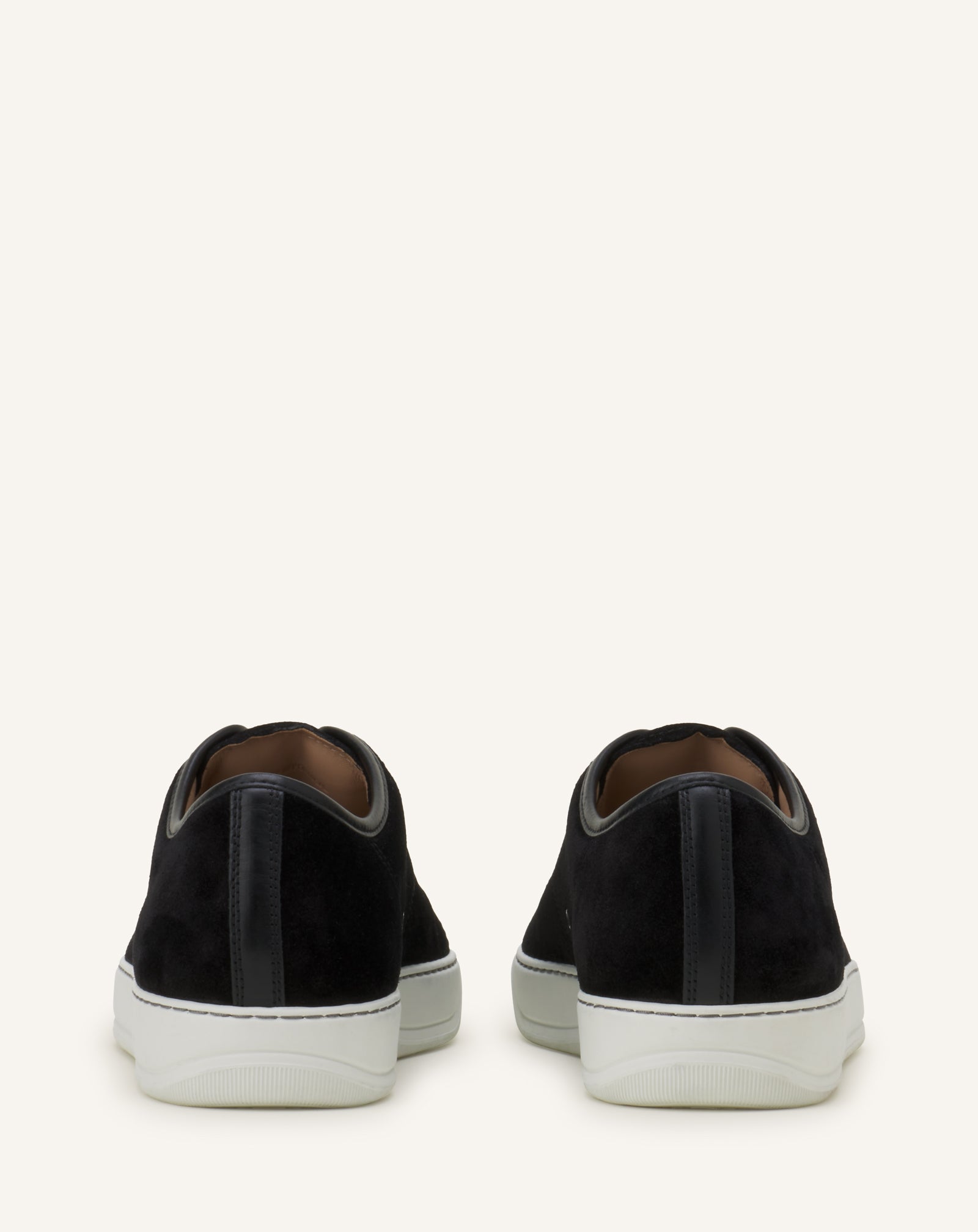 BLACK DBB1 SNEAKERS IN LEATHER AND SUEDE