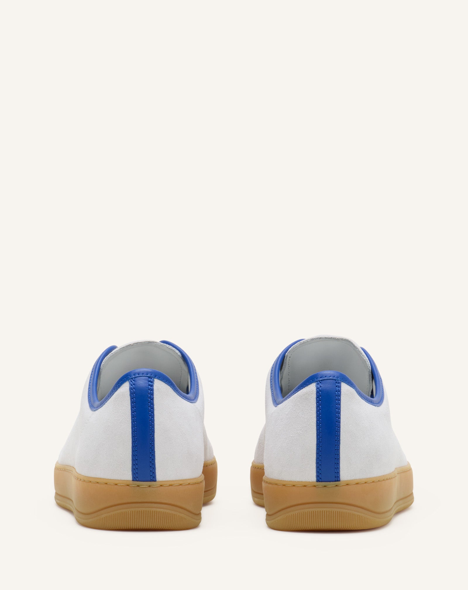 BLUE DBB1 SNEAKERS IN LEATHER AND SUEDE