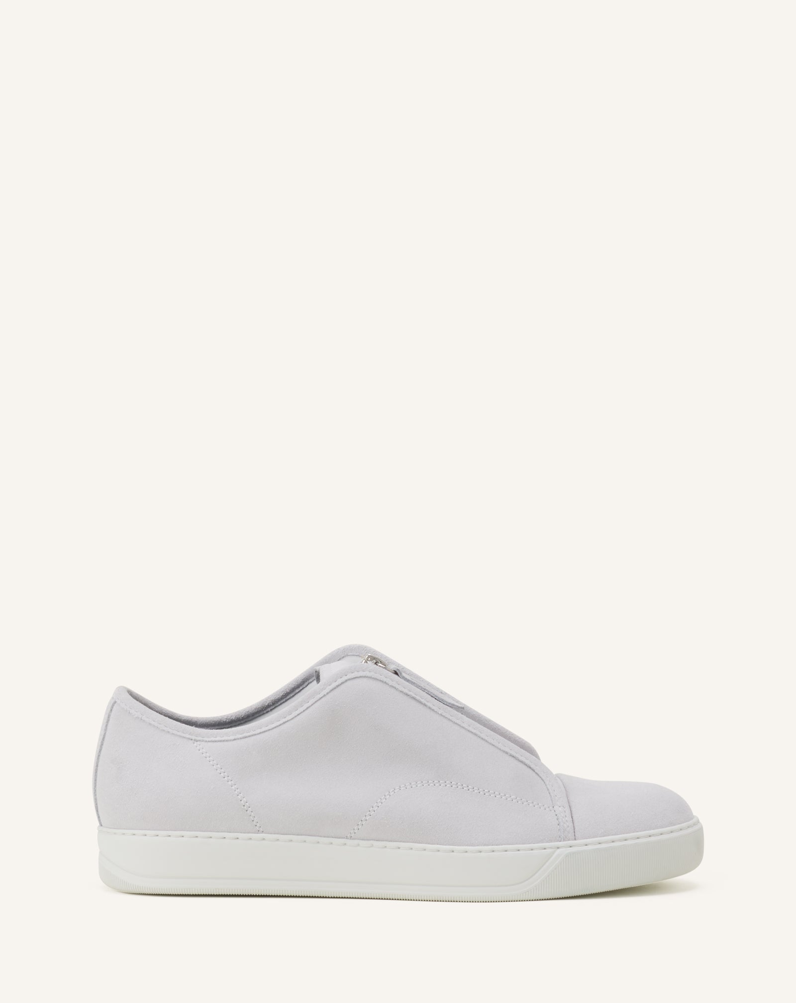 WHITE DBB1 SUEDE ZIP SNEAKERS