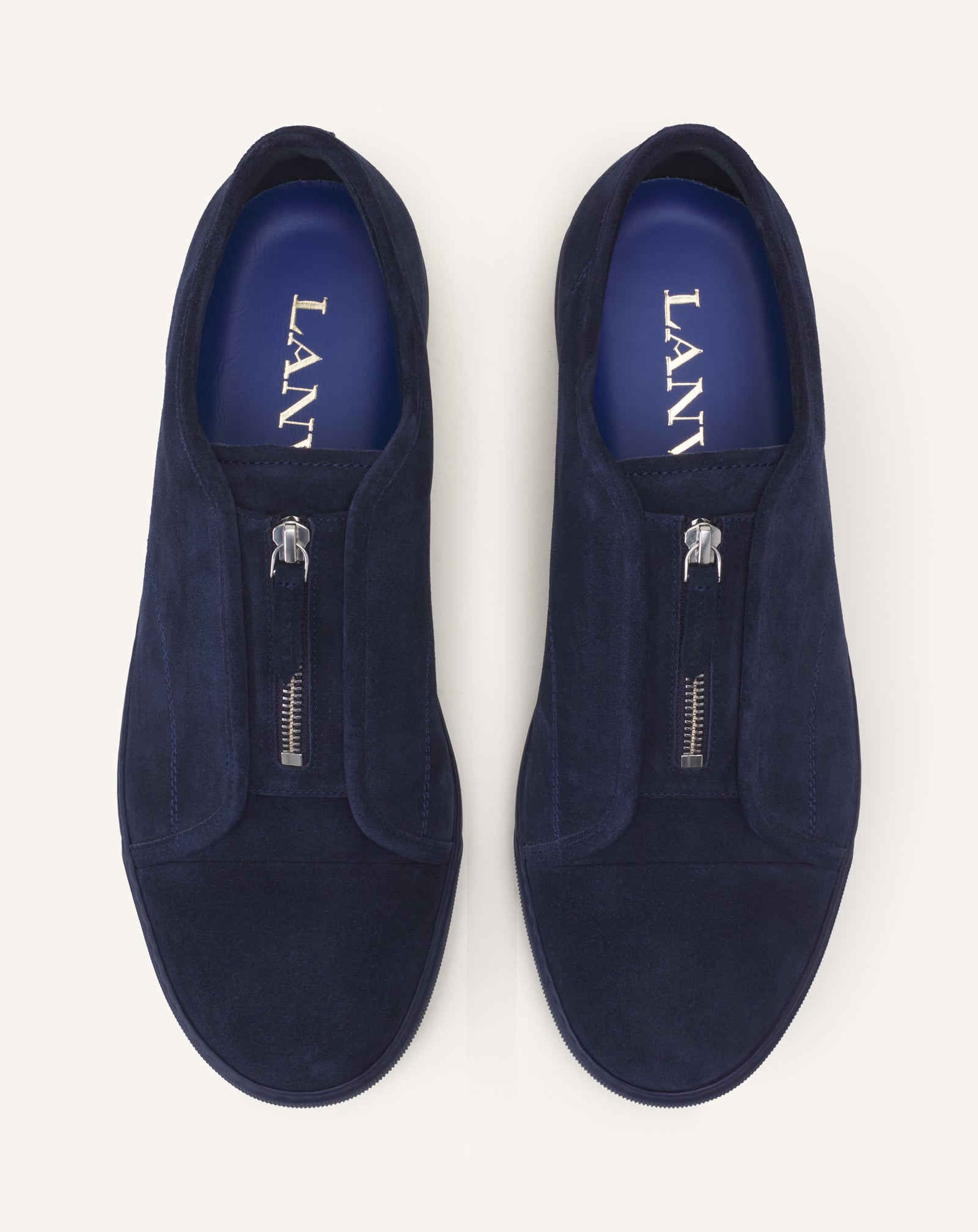 BLUE DBB1 SUEDE ZIP SNEAKERS