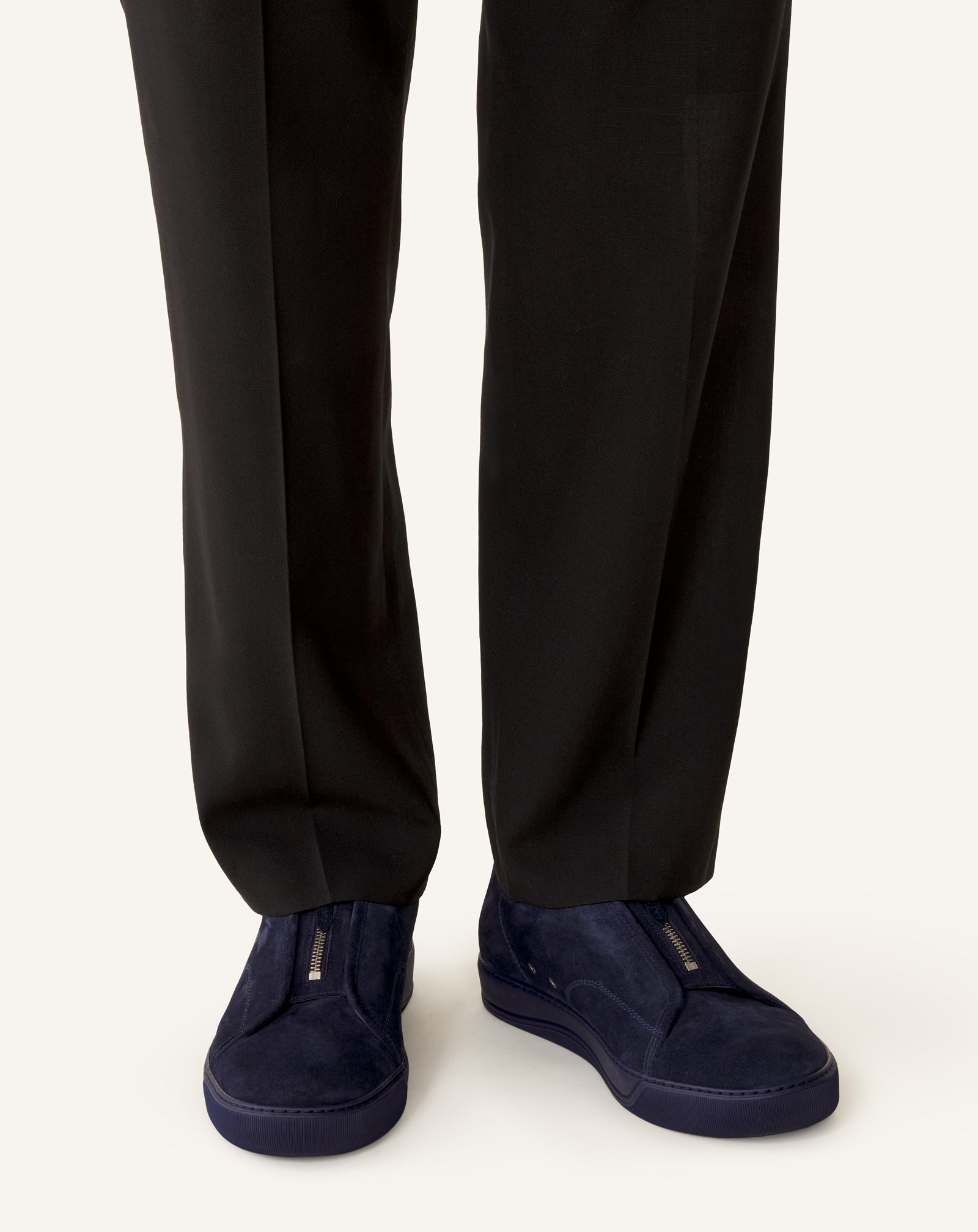 BLUE DBB1 SUEDE ZIP SNEAKERS