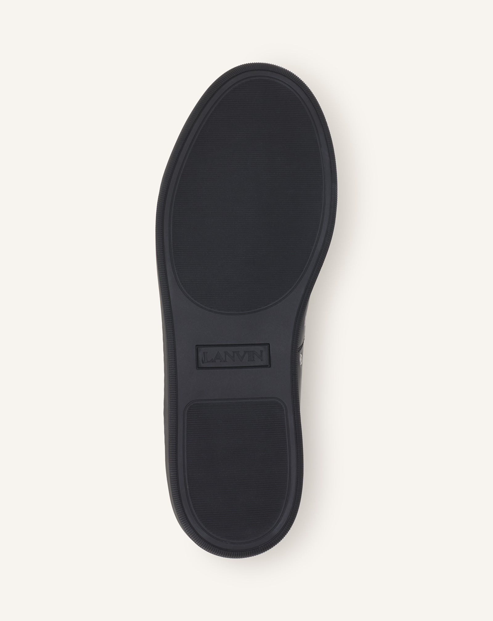 BLACK DBB1 HIGH-TOP SNEAKERS IN LEATHER