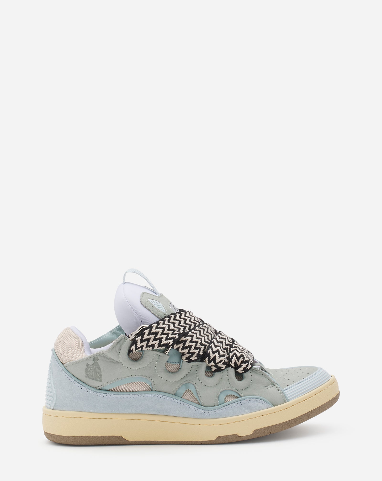 LEATHER CURB SNEAKERS FU-SKDK12-DRA2-P252135