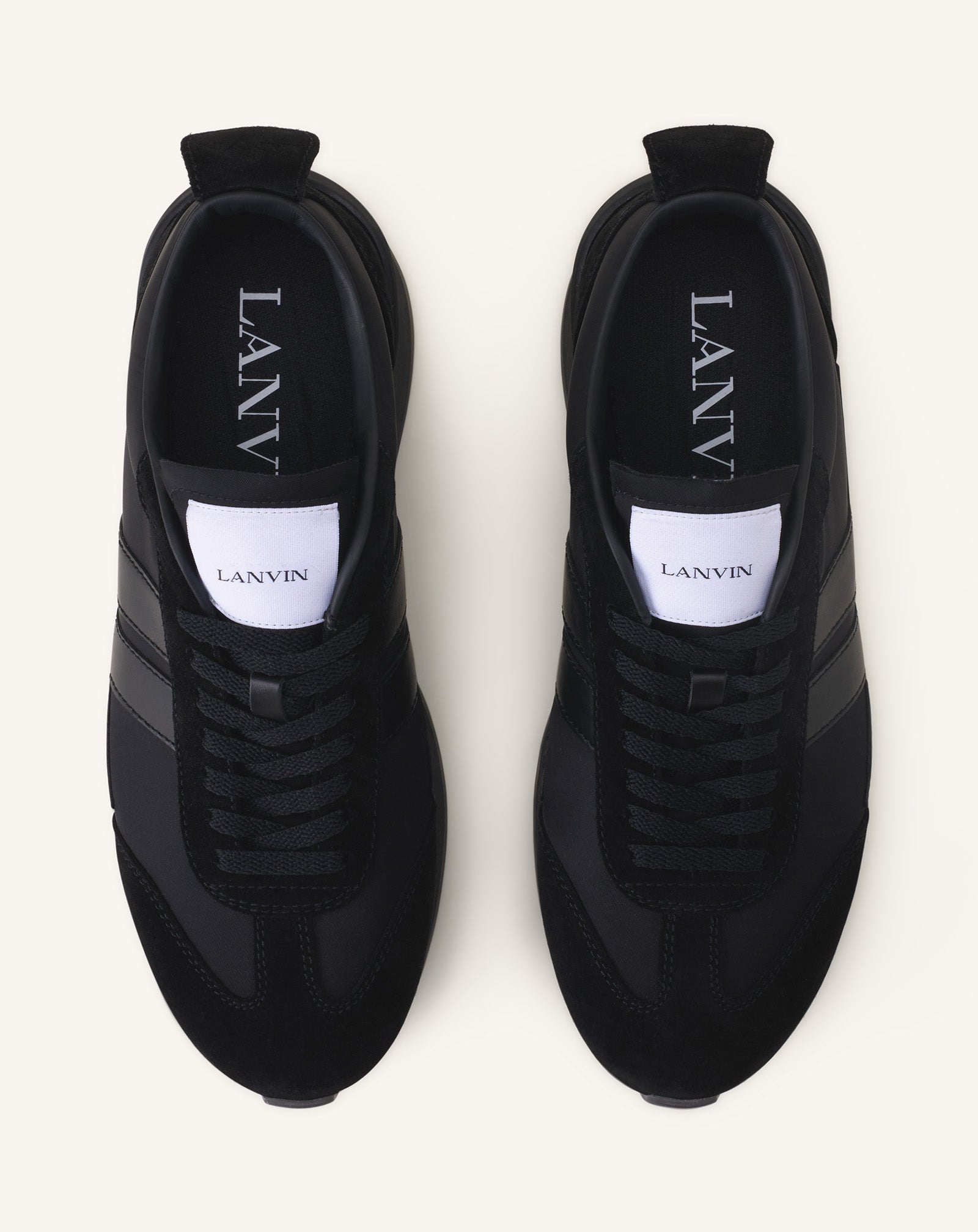 BLACK BUMPR SNEAKERS IN NYLON