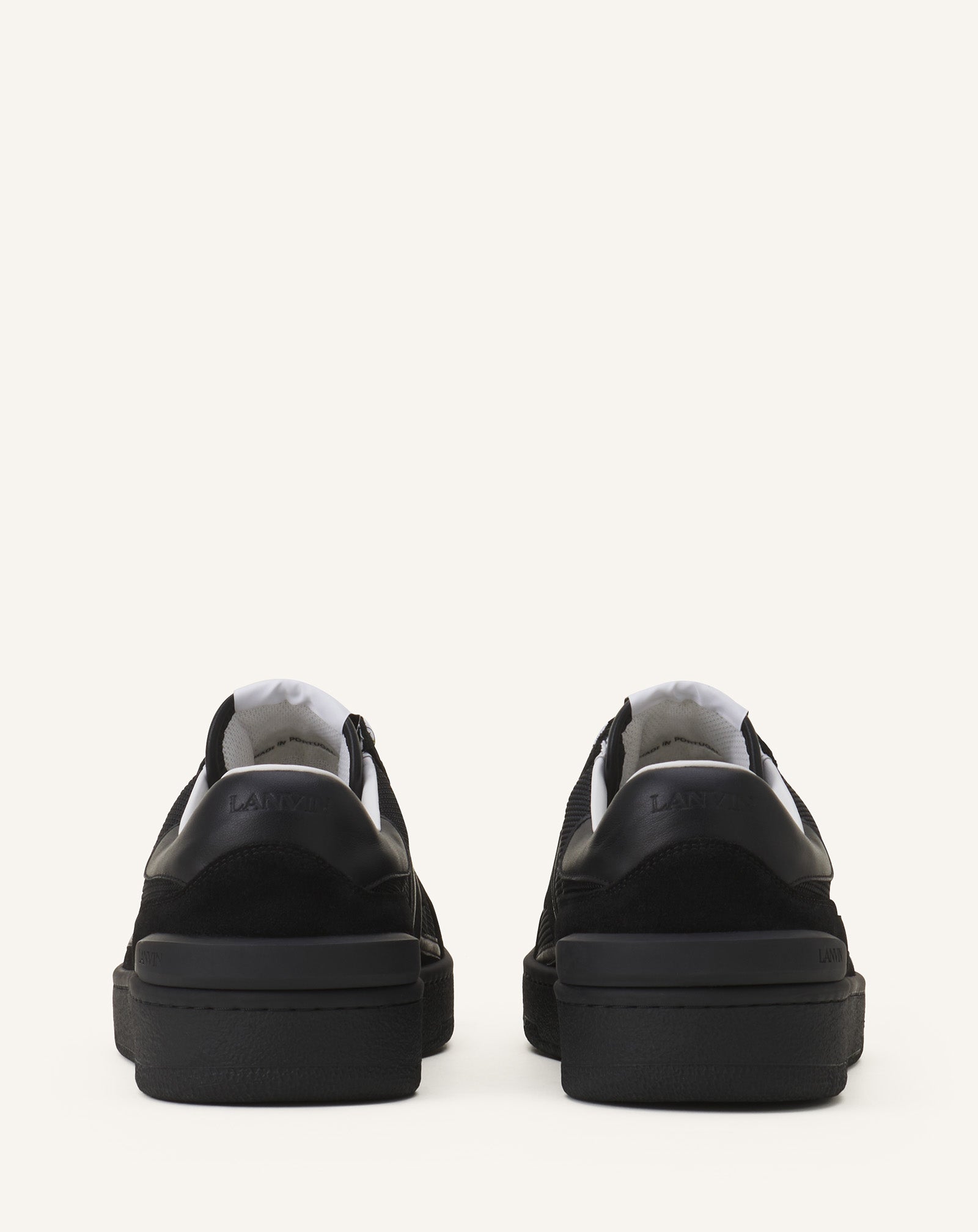 CLAY SNEAKERS IN MESH AND LEATHER