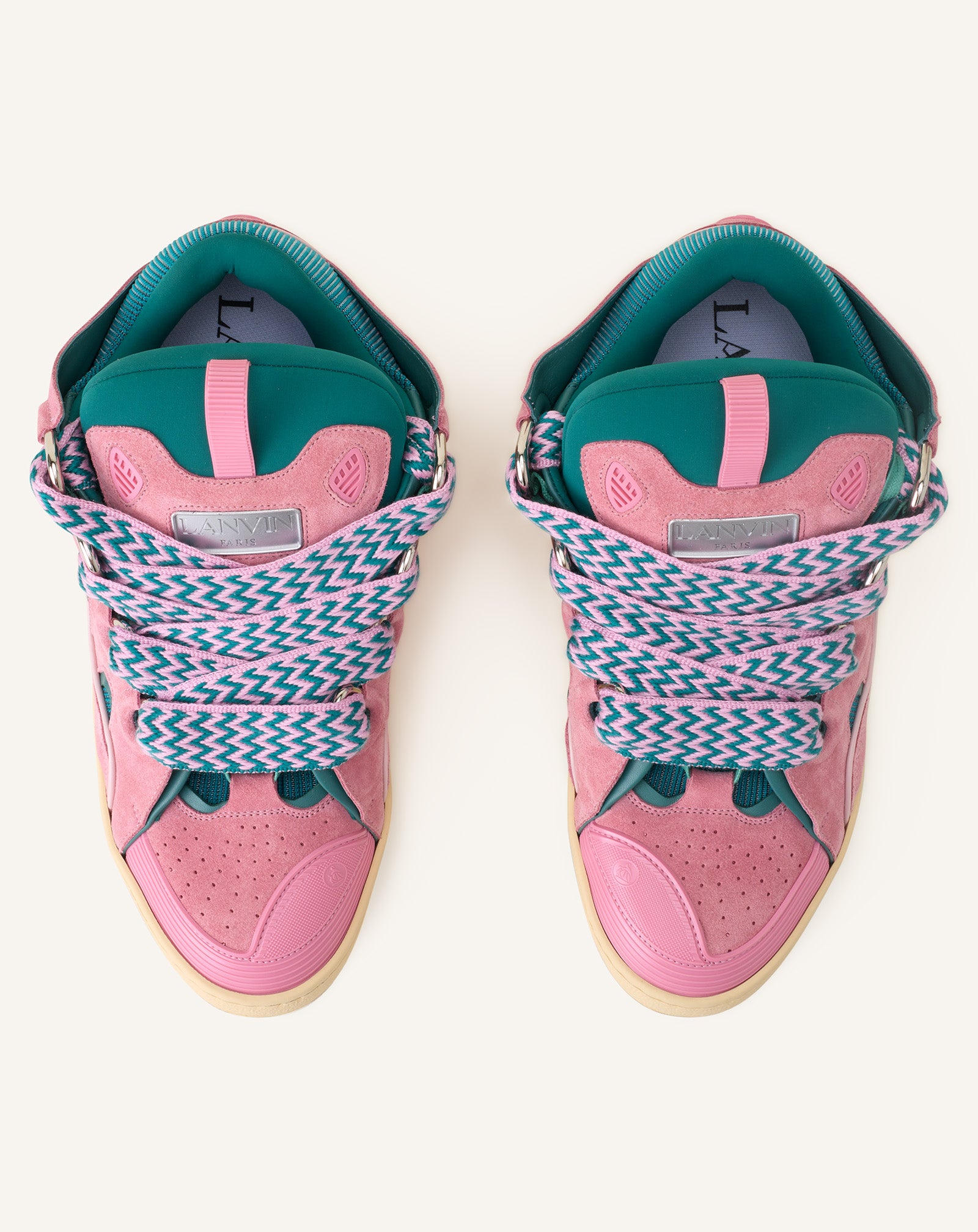 CURB LEATHER SNEAKERS